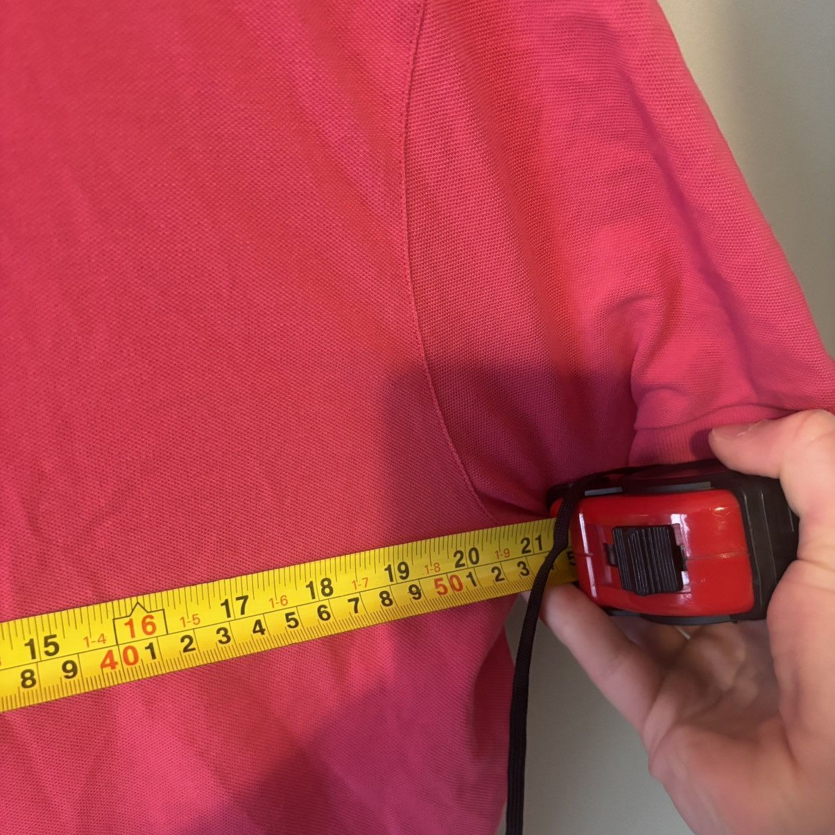 Hugo Boss Hugo Boss Shirt Adult Large Pink Polo Short Sleeve Size US XL / EU 56 / 4 - 7 Thumbnail