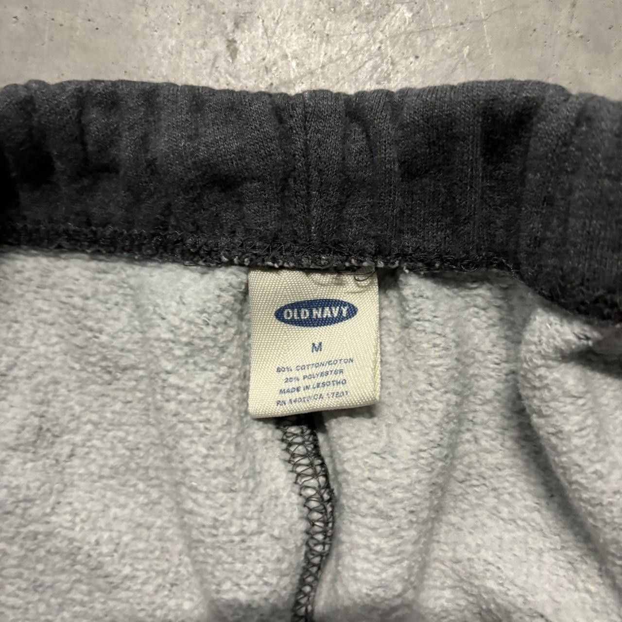 Old Navy × Vintage Crazy Vintage Y2K/2000s Baggy Dark Grey Old Navy Skater Essential Sweatpants! Size US 32 / EU 48 - 7 Thumbnail
