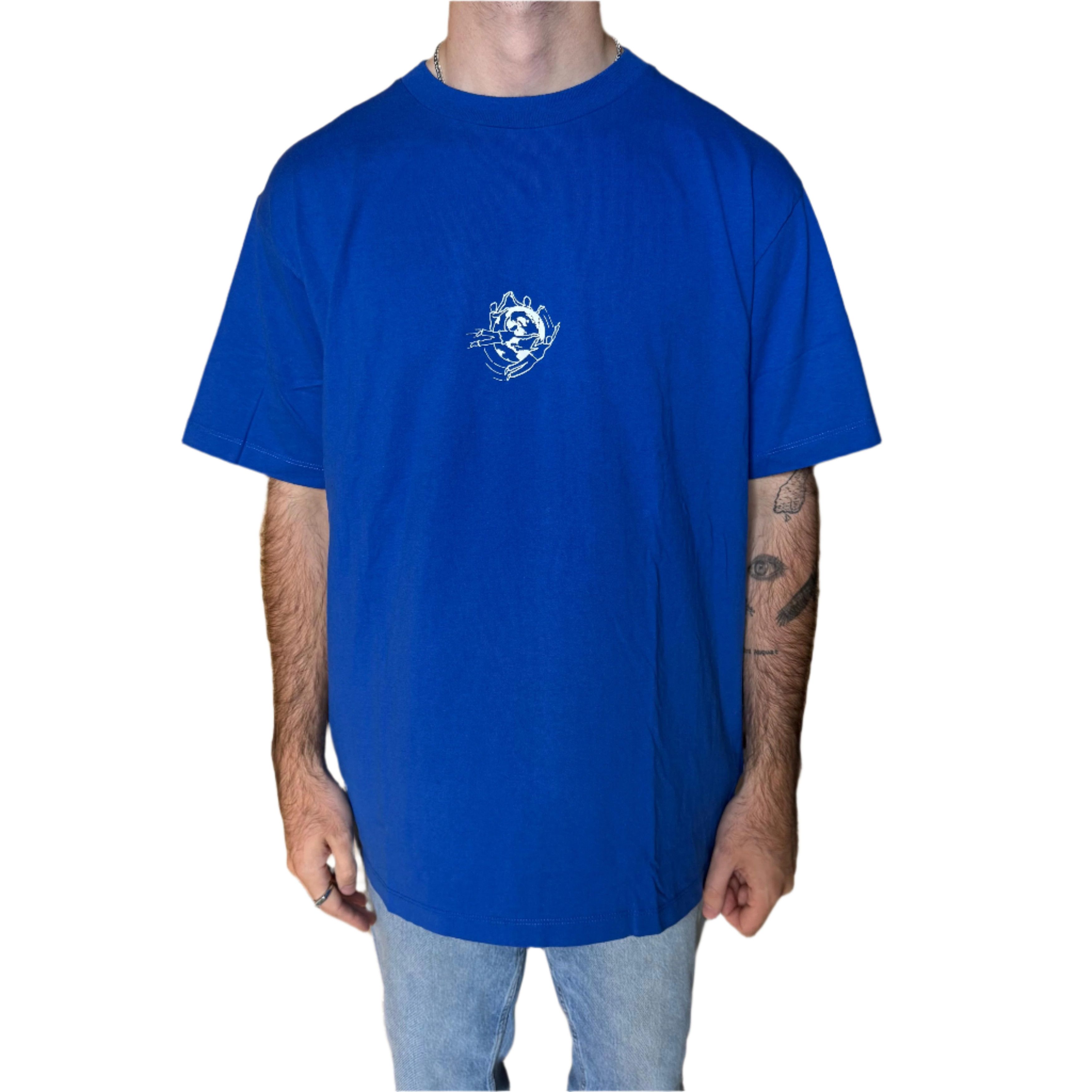 Off-White Blue Half Arrow Embroidered Oversized T-Shirt Size US M / EU 48-50 / 2 - 3 Thumbnail