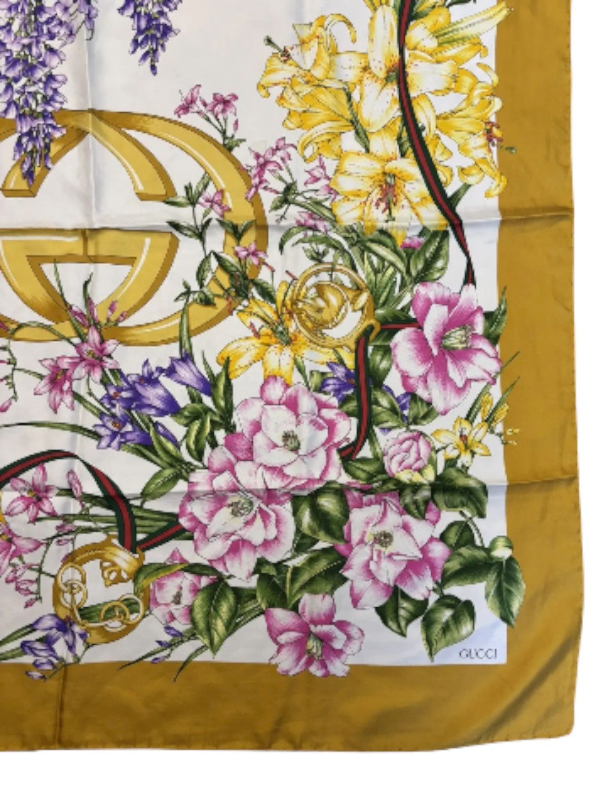 Gucci Gucci Flora GG silk scarf Size ONE SIZE - 6 Thumbnail