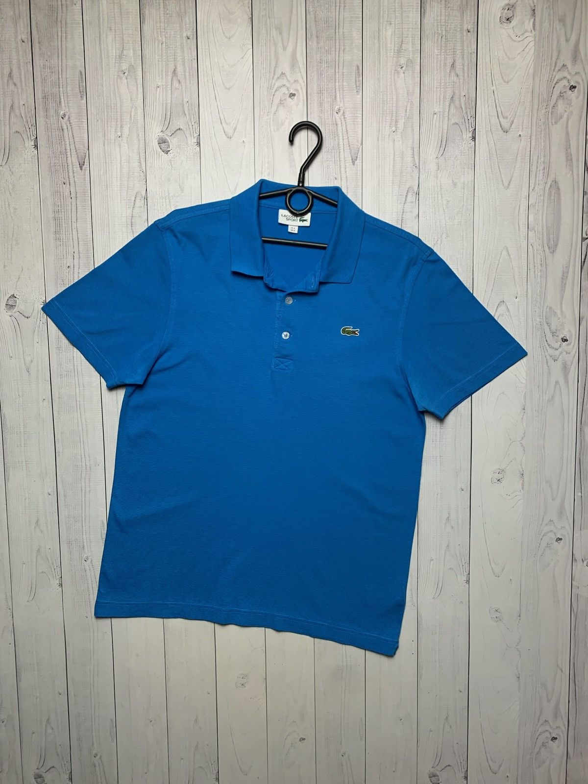 Lacoste × Vintage Lacoste polo blue logo size M Size US M / EU 48-50 / 2 - 1 Thumbnail
