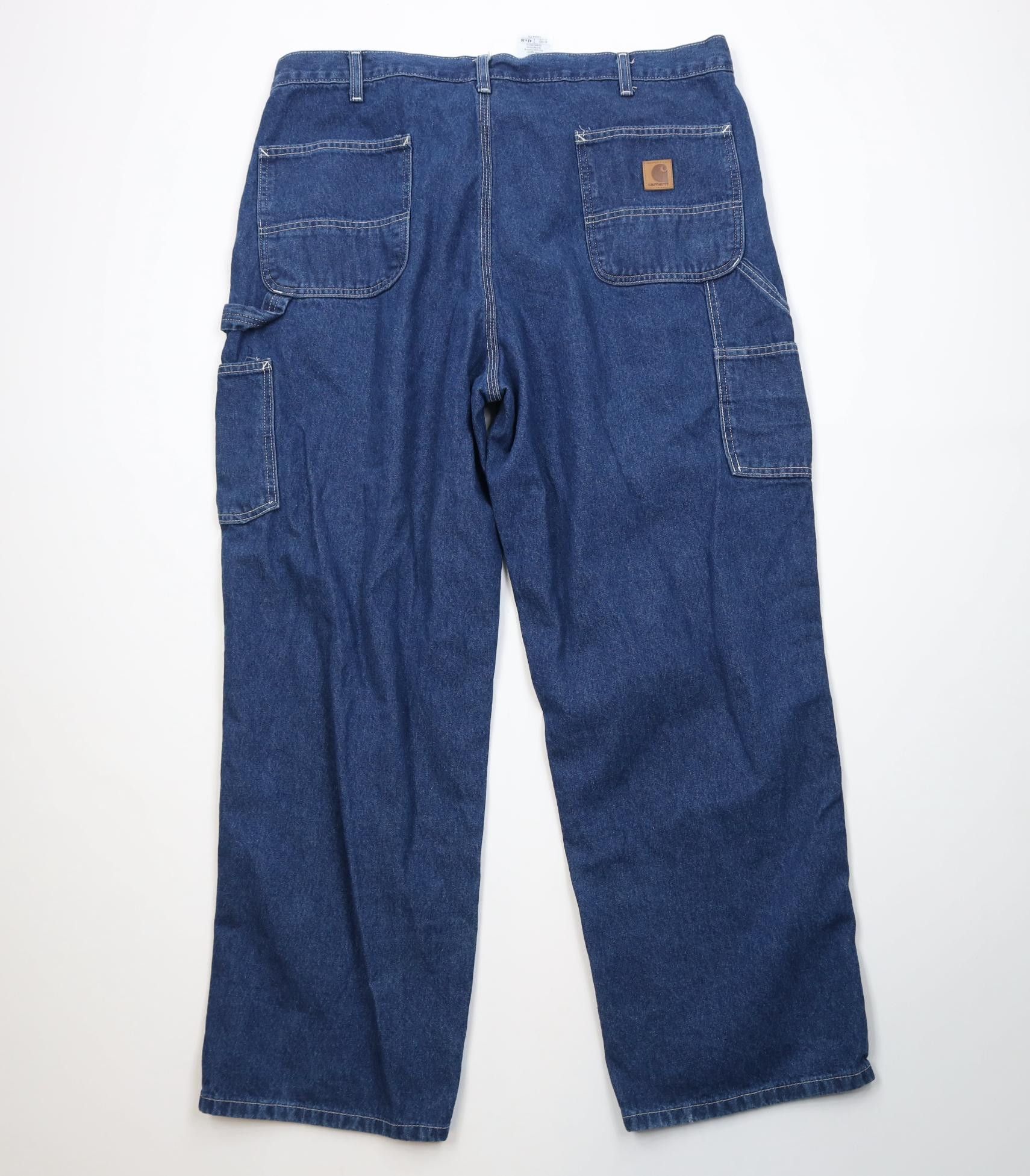 Carhartt Vintage Y2K Carhartt Loose Fit Wide Leg Dungaree Denim Jeans Size US 42 / EU 58 - 8 Thumbnail