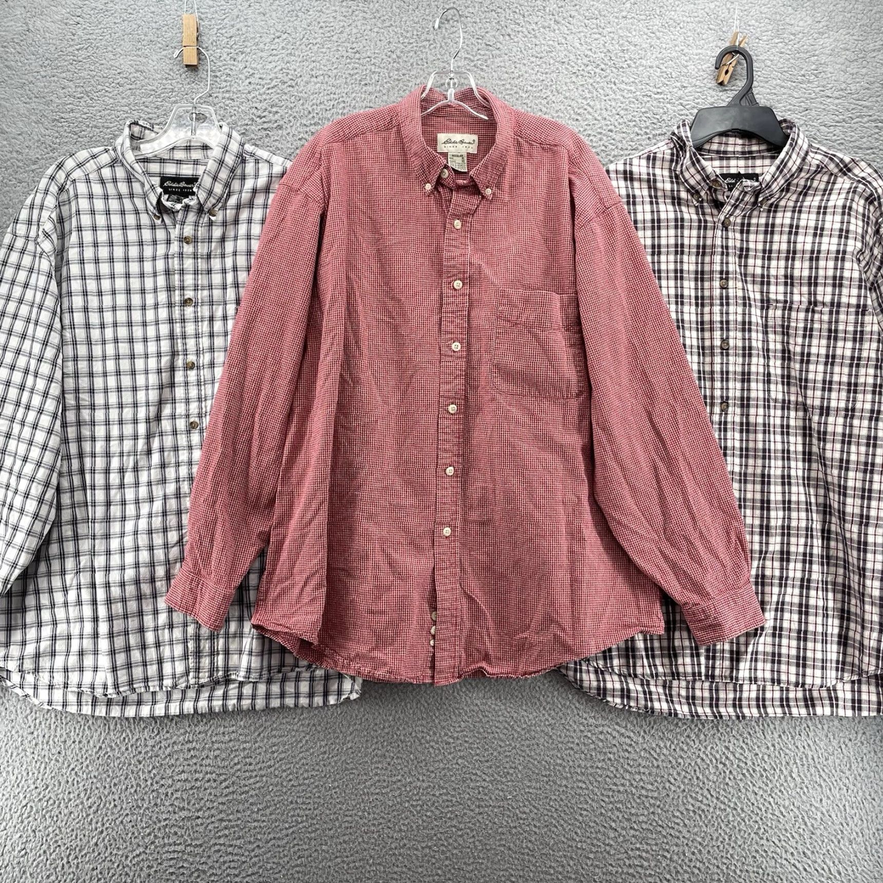 Eddie Bauer Eddie Bauer Western Shirt Mens LOT (3) XL Plaid Hiking Camping Workwear Academia Shirt Men XL Plaid Western Eddie Bauer Mens XL Multicolor Size US XL / EU 56 / 4 - 2 Thumbnail