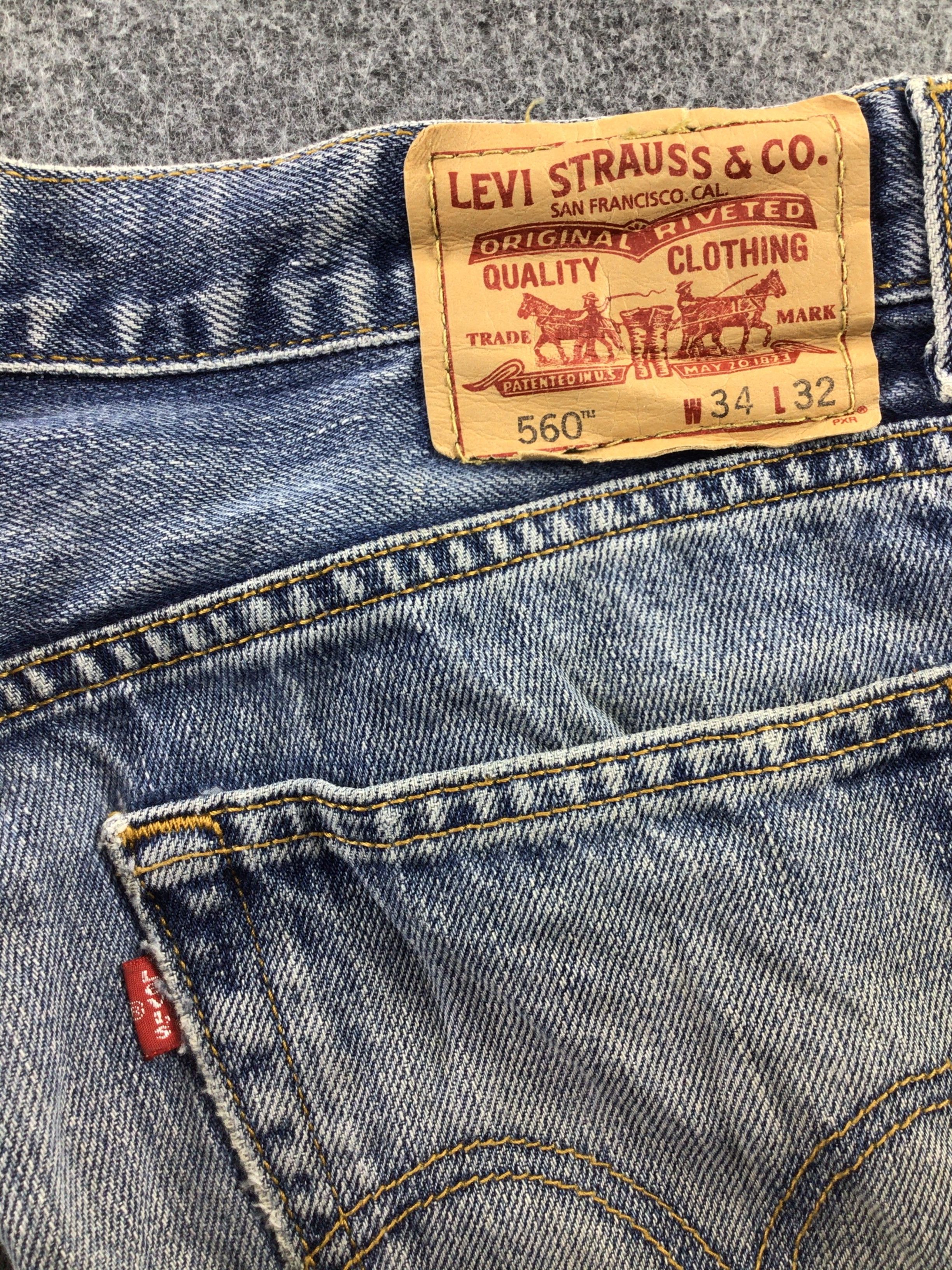 Levi's Vintage Levis 560 Jeans-J781 Size US 36 / EU 52 - 5 Thumbnail
