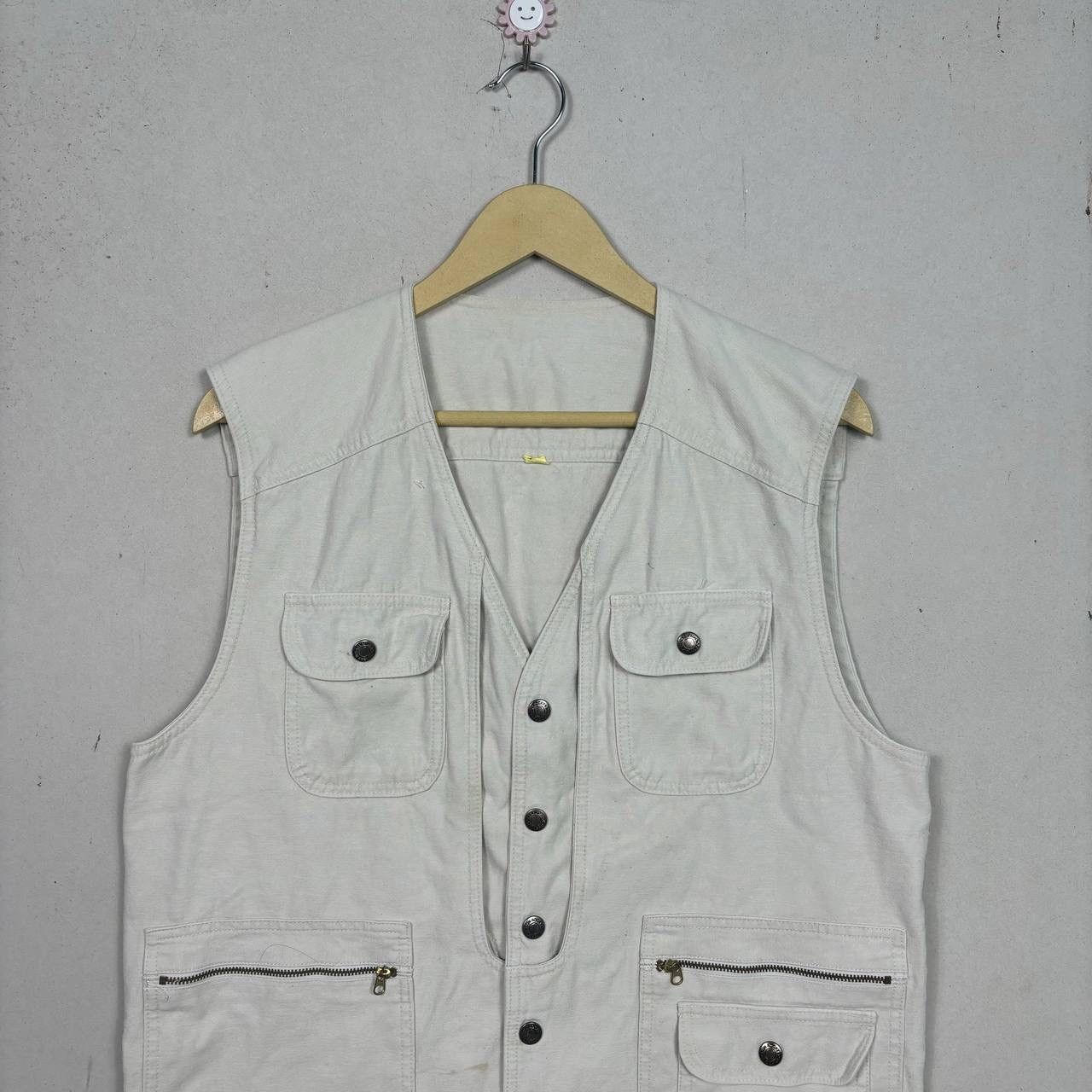 Other Vintage 90s Sun Rocky Multi-Pocket Utility Fishing Vest Size US L / EU 52-54 / 3 - 3 Thumbnail