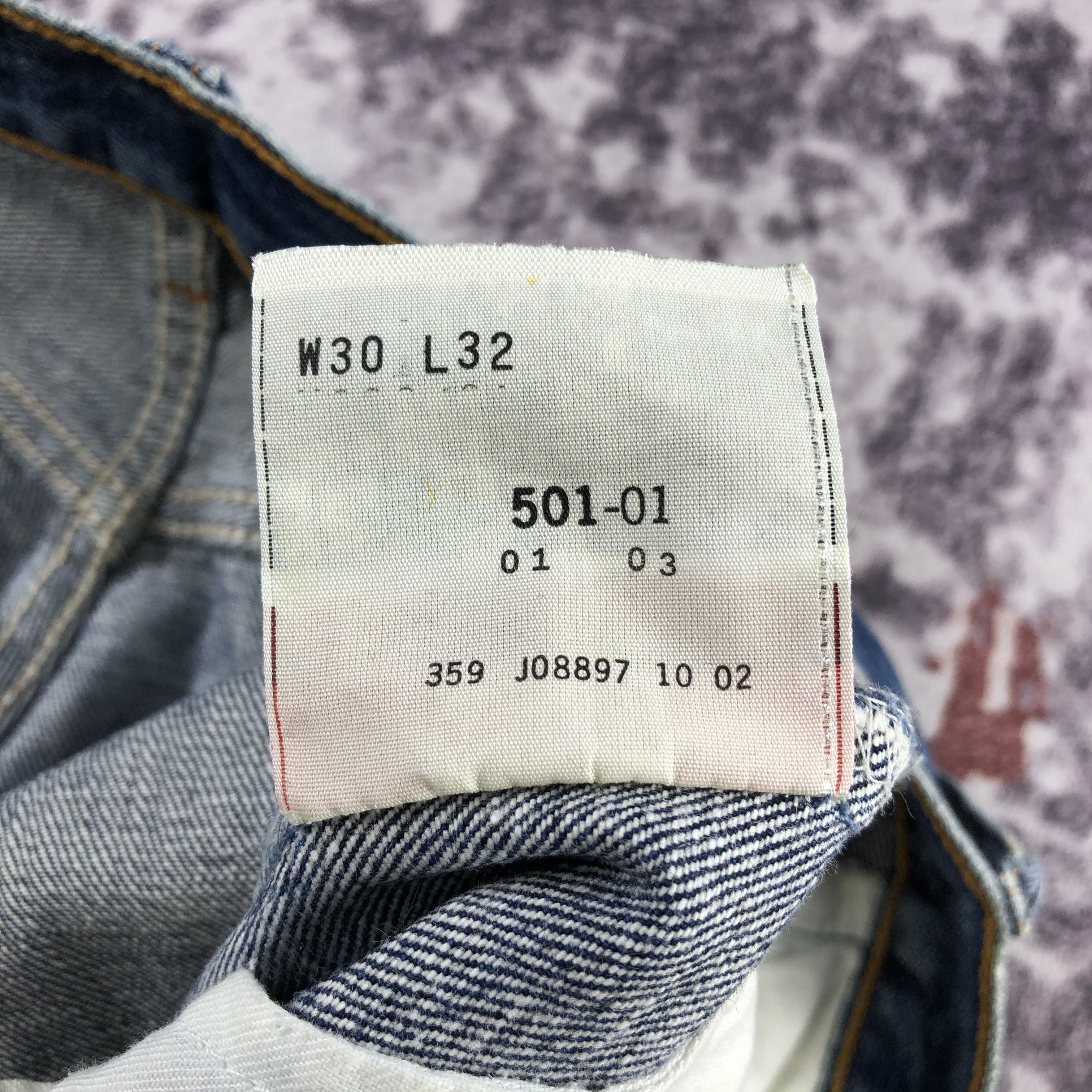 Levi's Vintage 90s Blue Wash Levis 501 Jeans-JM2846 Size US 29 - 13 Thumbnail