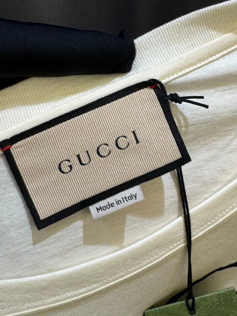 Gucci Gucci Basic double G logo printed T-shirt 2502-Nextarrow Size US L / EU 52-54 / 3 - 3 Thumbnail
