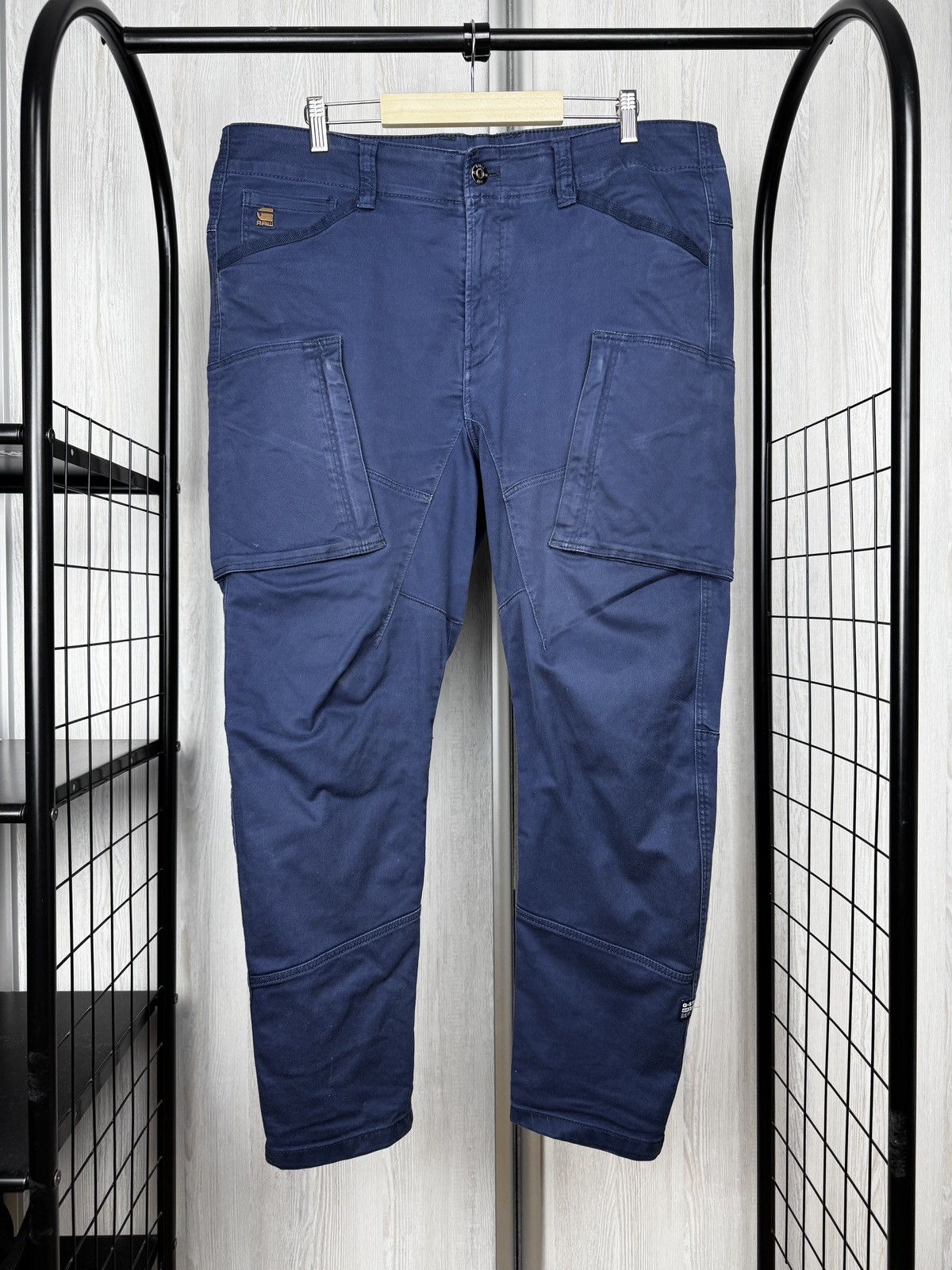 G-Star G-Star Raw Zip Pkt 3D Skinny Cargo faded blue pants size 38 Size US 38 / EU 54 - 2 Thumbnail