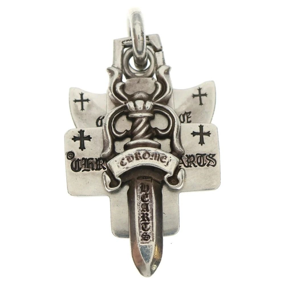 Chrome Hearts Chrome Hearts 3 Trinkets Pendant Top Silver necklace charm Size ONE SIZE - 1 Thumbnail
