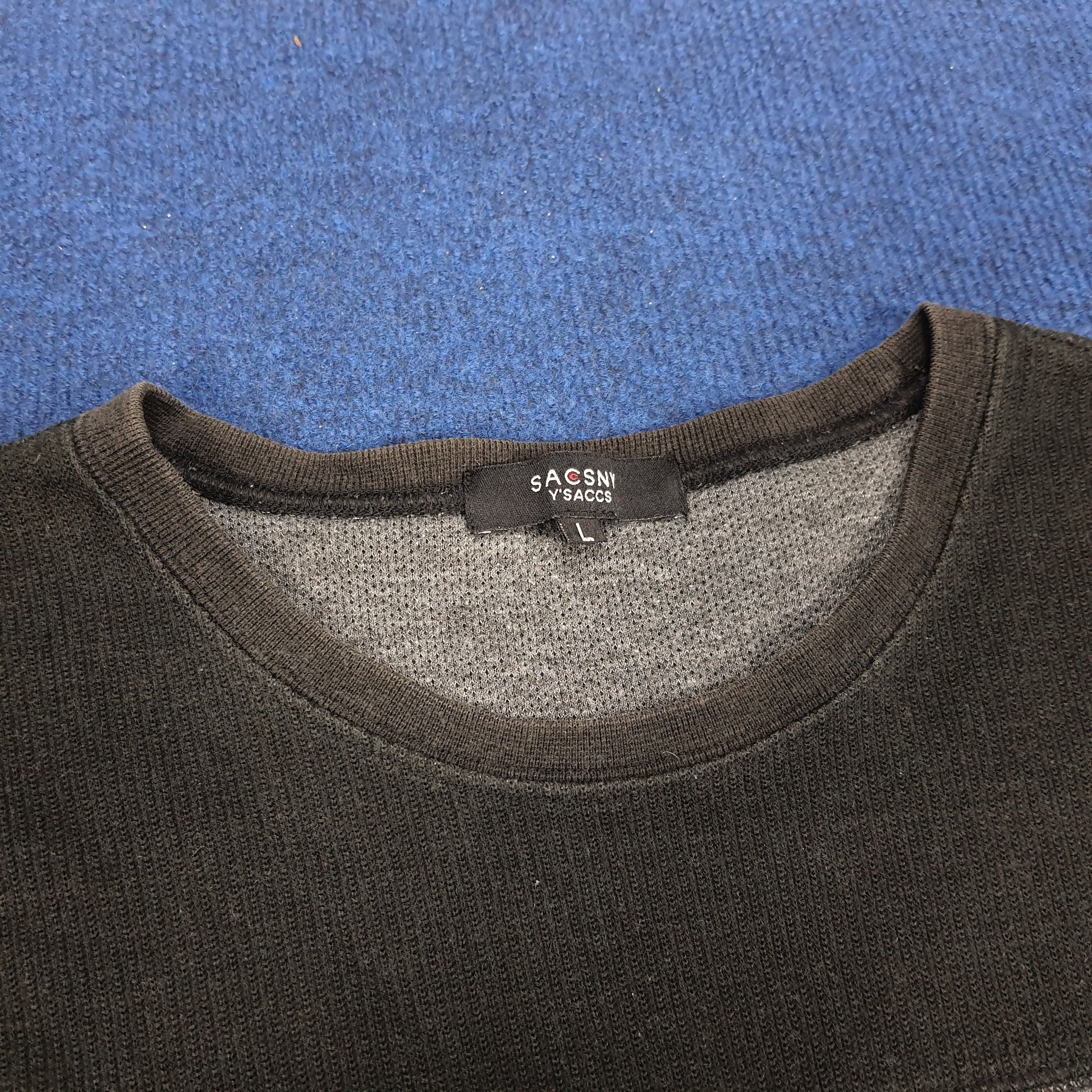Japanese Brand × Vintage × Y's Vintage SACSNY by Yohji Yamamoto Custom Y's Logo Tshirt Size US M / EU 48-50 / 2 - 4 Thumbnail
