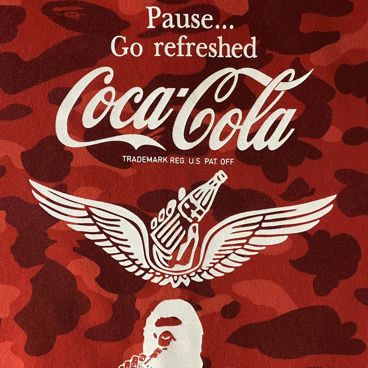 Bape Bape x Coca-Cola Color Camo Full Zip Hoodie Size US XL / EU 56 / 4 - 4 Thumbnail