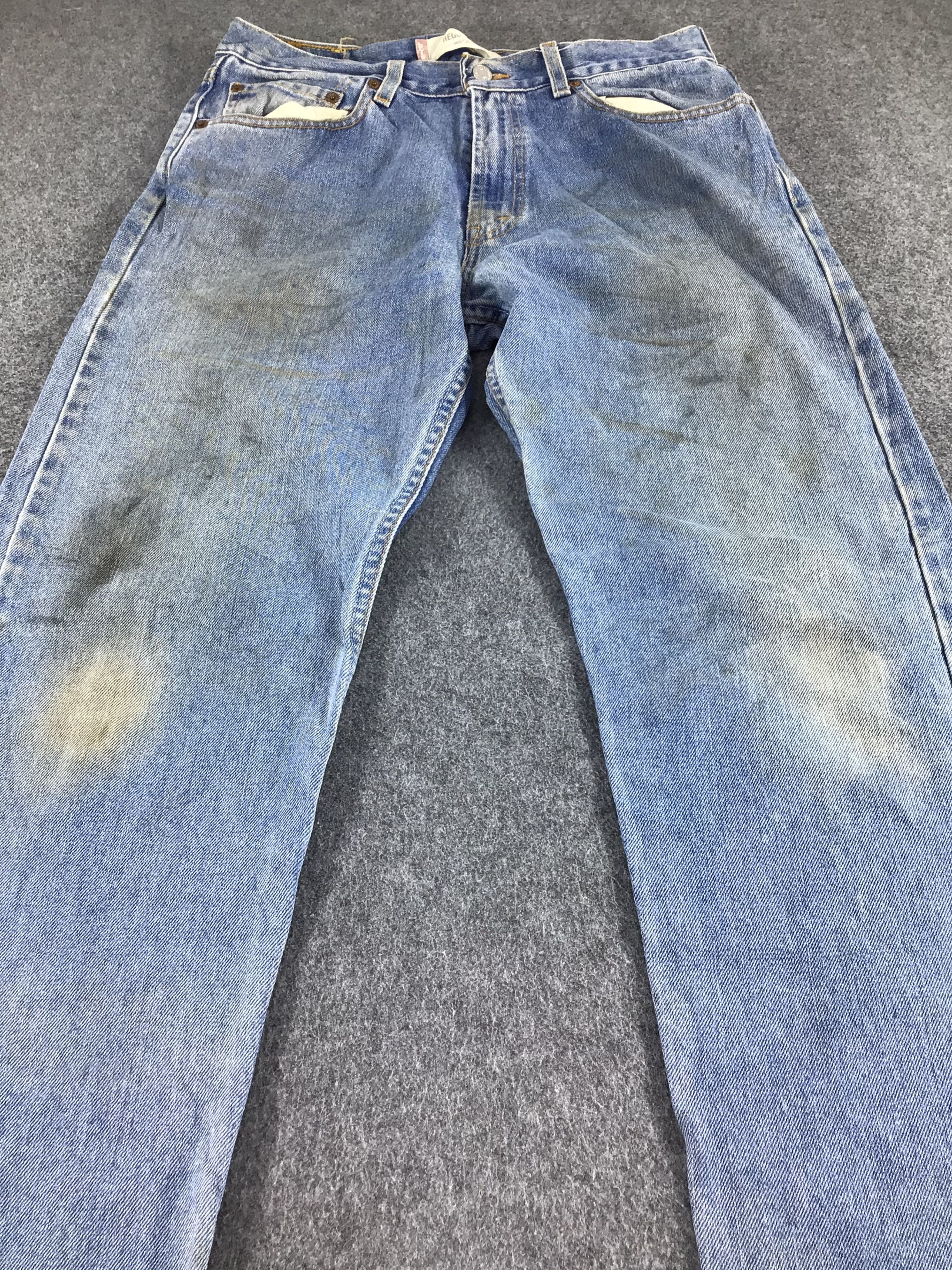 Levi's Vintage Levis 505 Jeans Dirty Stone Wash Denim -J521 Size US 32 / EU 48 - 3 Thumbnail