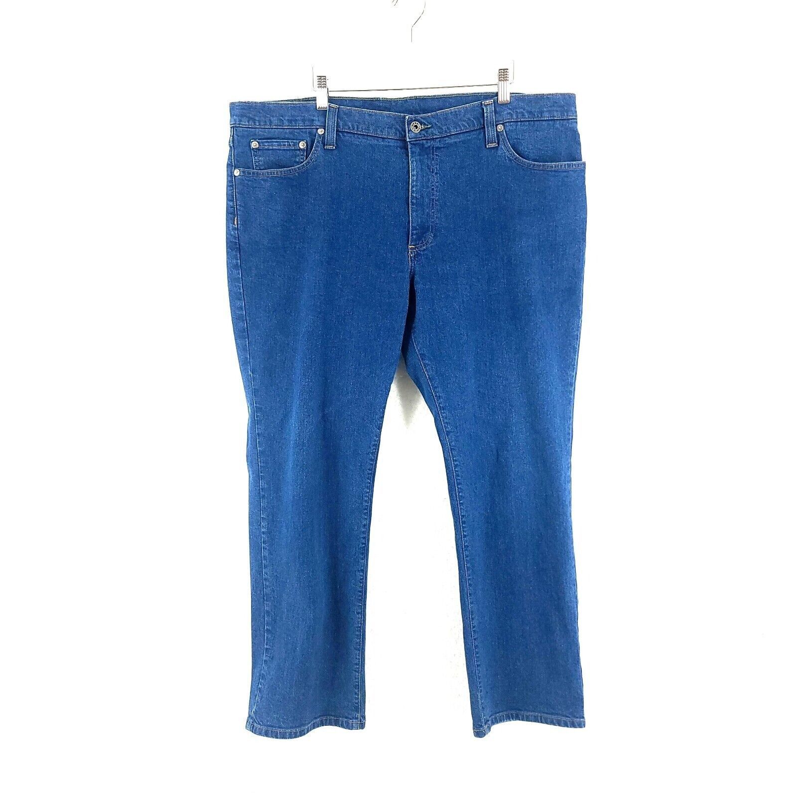 L.L. Bean L.L. Bean Standard Fit Blue Mid Rise Jeans 42/29 Size US 42 / EU 58 - 1 Thumbnail