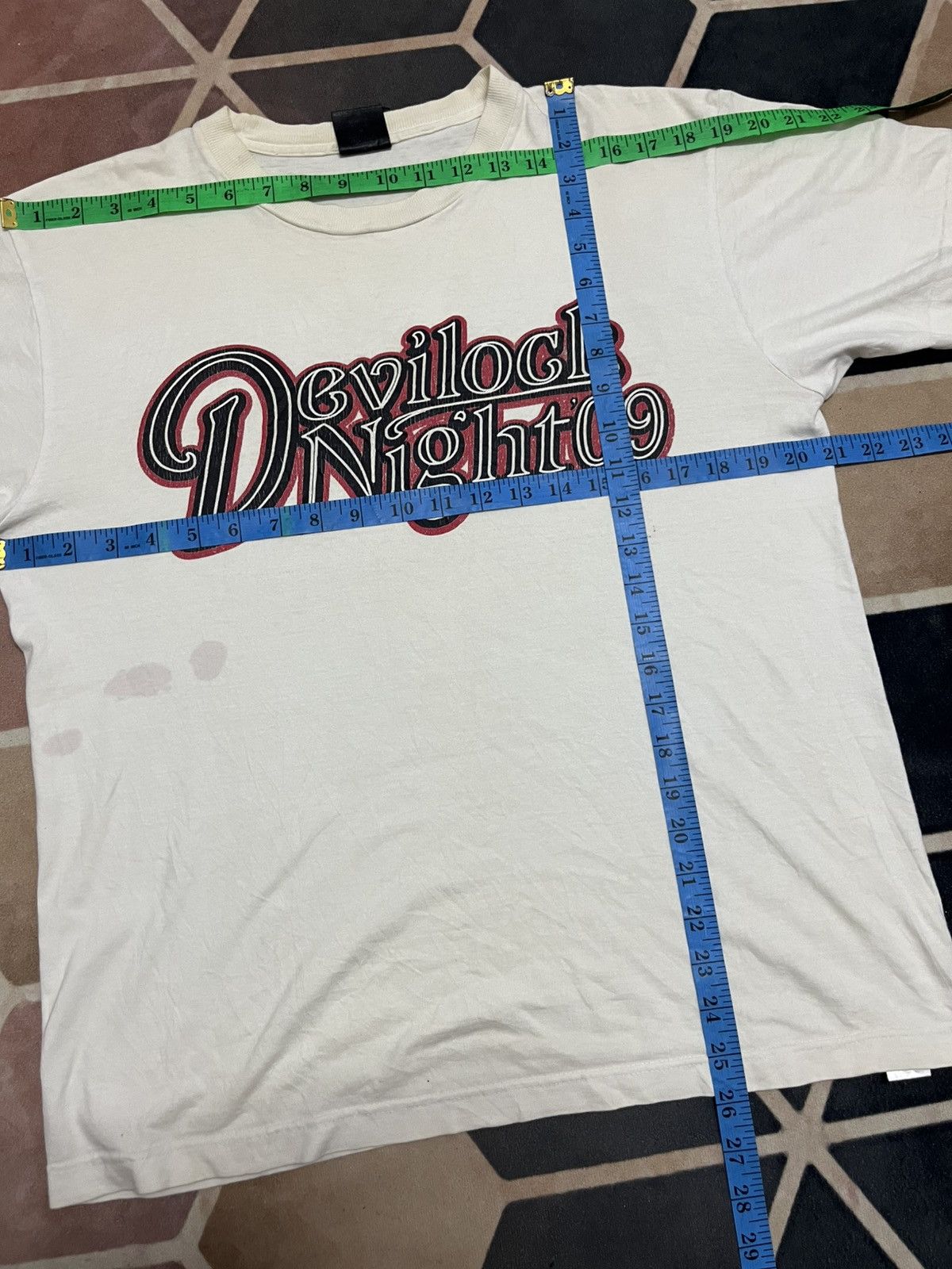 Devilock 💥Y2K Distressed DEVILOCK NIGHT 09 Concert Tee Size US L / EU 52-54 / 3 - 12 Thumbnail