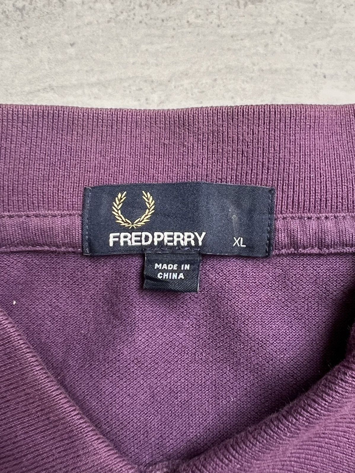 Fred Perry FREDPERRY Purple T-shirt Size US L / EU 52-54 / 3 - 6 Thumbnail