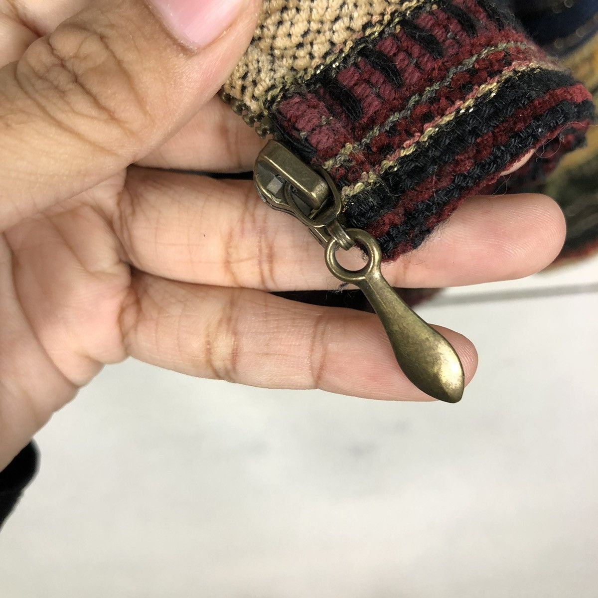 Vintage 📌VINTAGE HAND KNIT DESIGN ZIPPER ALFRED DUNNER ISSEY MIYAKE Size US M / EU 48-50 / 2 - 17 Thumbnail