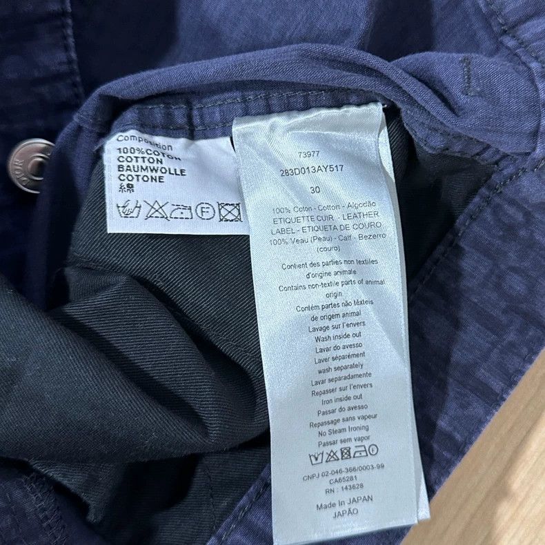 Dior Dior Shorts with dark pattern full logo 2504-Nextarrow Size US 30 / EU 46 - 6 Thumbnail