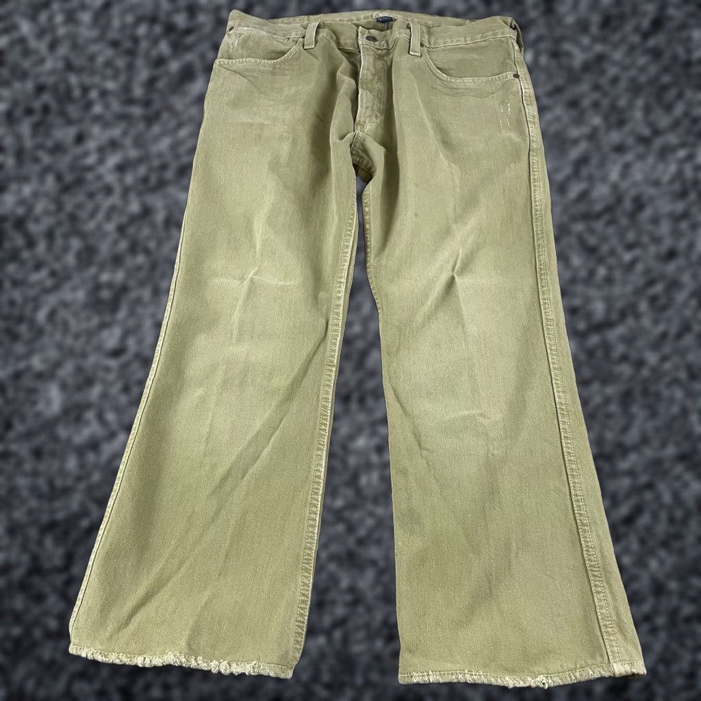 Polo Ralph Lauren VINTAGE Polo Ralph Lauren Adirondack Pants 36x30 Corduroys Tan 90s Heritage Vintage Mens Regular Straight Pockets Belt Loops Weathered Sanforized Size US M / EU 48-50 / 2 - 1 Thumbnail