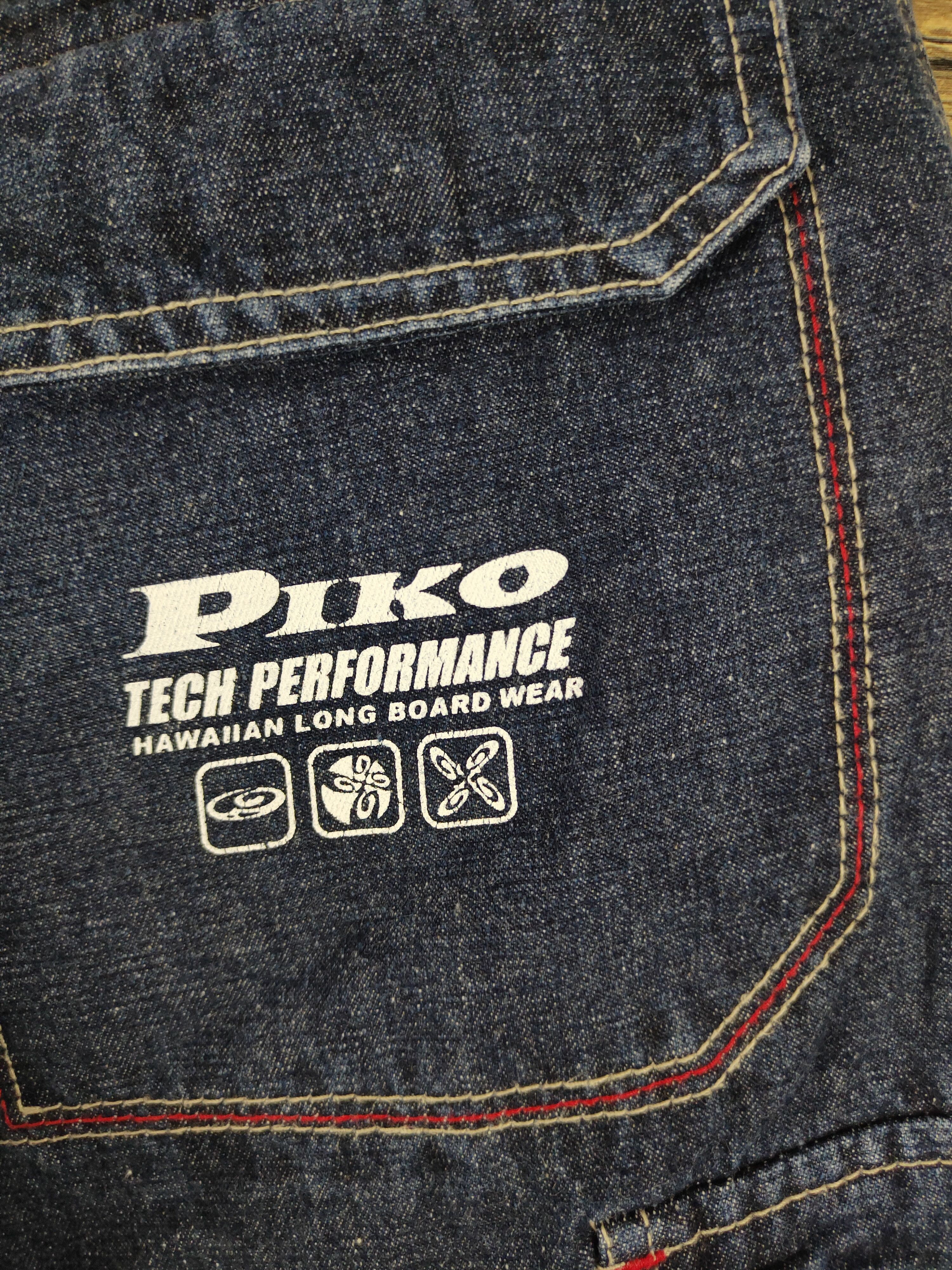 Japanese Brand DL Piko Dark Blue Distressed Ripped Jeans #2405 Size US 28 / EU 44 - 12 Thumbnail