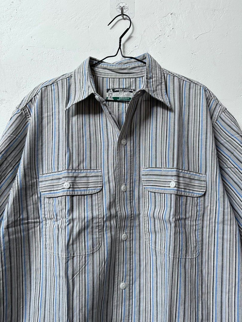 Sugar Cane Sugarcane Japan Striped Shirt Size US L / EU 52-54 / 3 - 5 Thumbnail