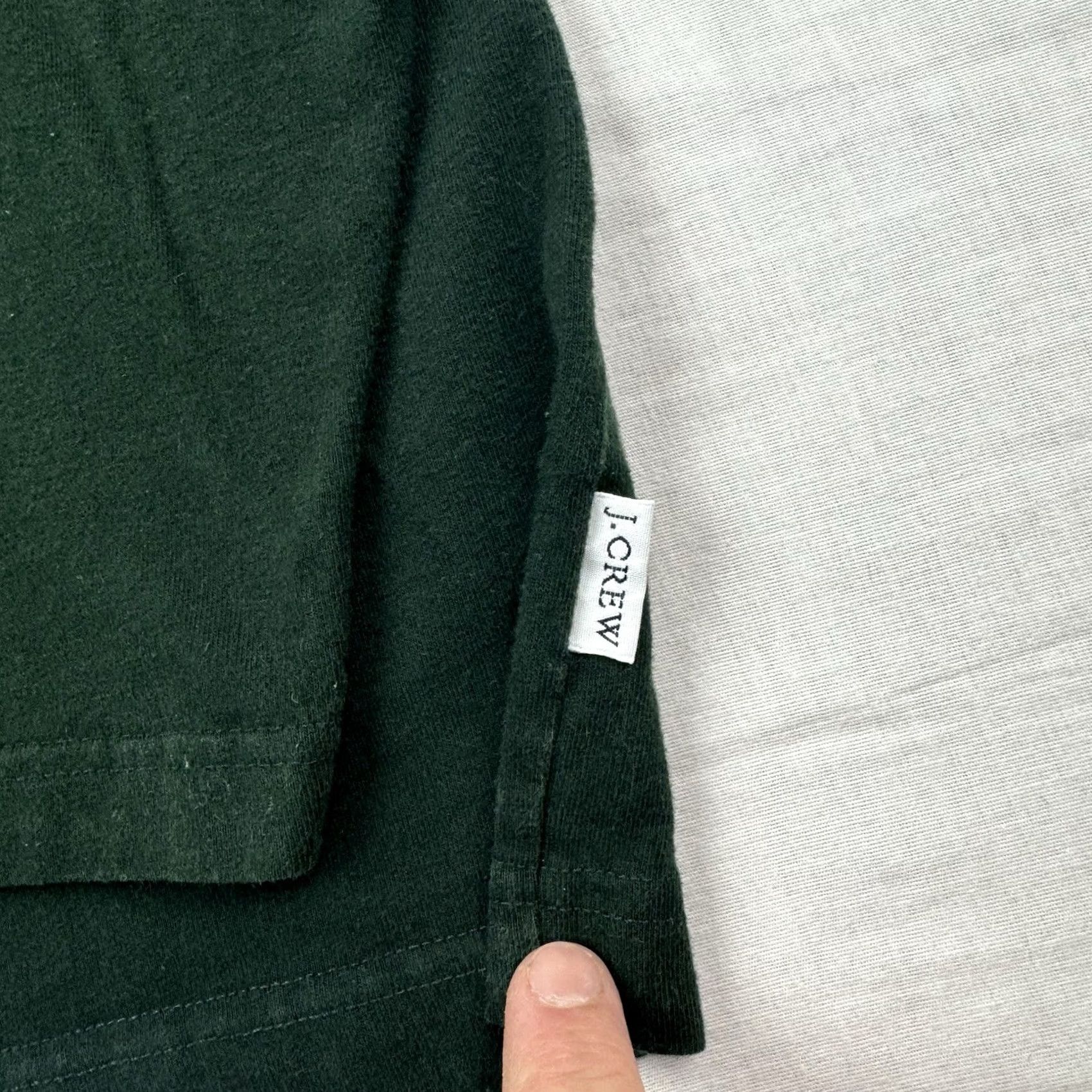 J.Crew VINTAGE J.CREW Long Sleeve Shirt Adult XL Striped Green Cotton Hipster 90s Y2K Mens Size US XL / EU 56 / 4 - 2 Thumbnail