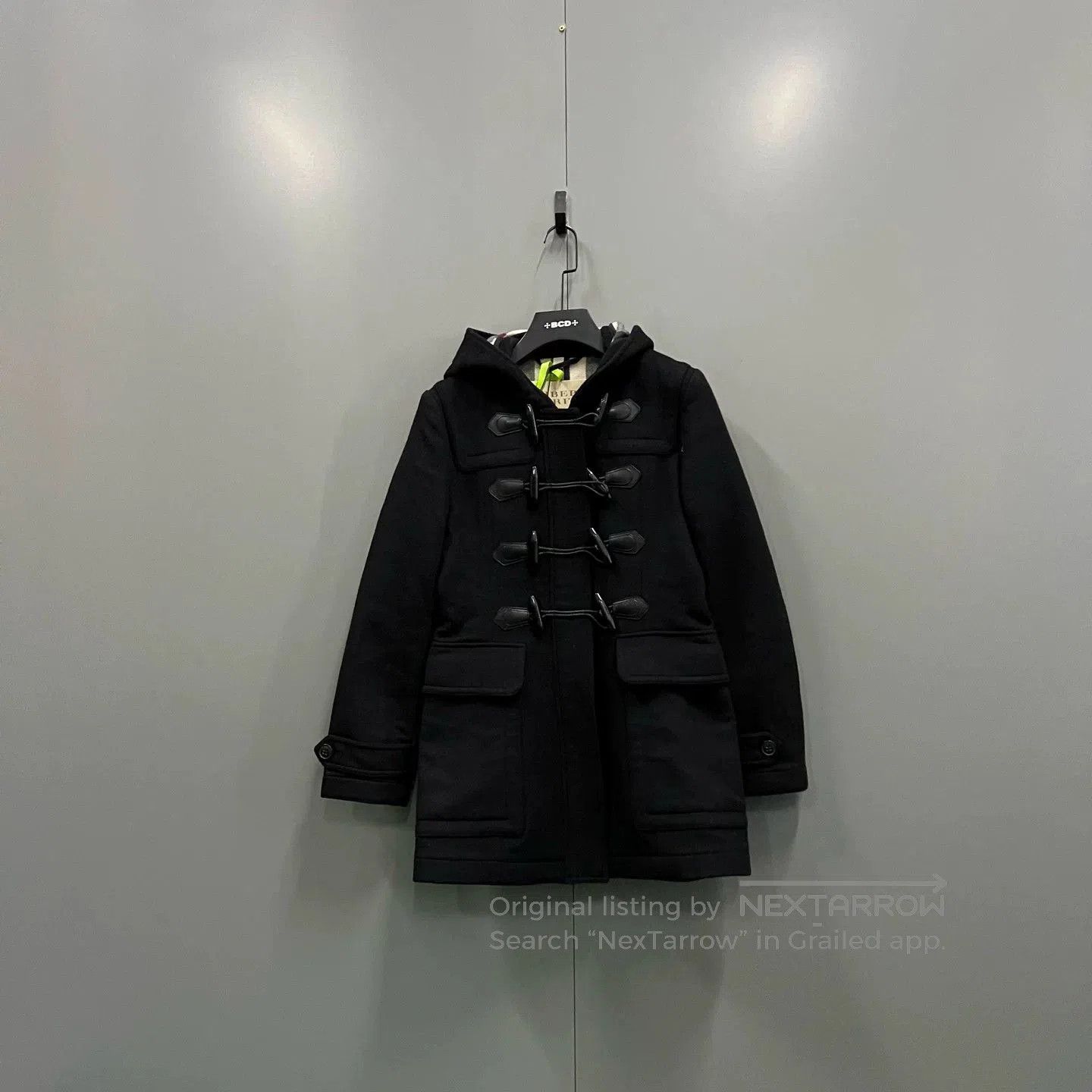 Burberry Burberry Black Toggle Coat. Size S / US 4 / IT 40 - 1 Thumbnail