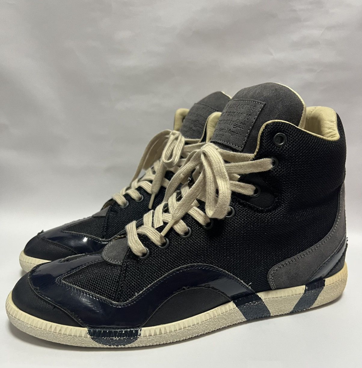 Maison Margiela Maison Margiela - F/W 13’ - High-Top Sneaker Navy Size US 8.5 / EU 41-42 - 5 Thumbnail