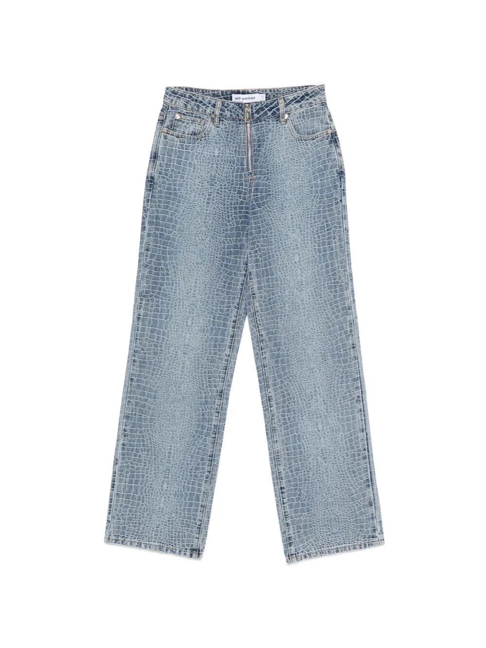 Self-Portrait Straight Leg Jeans Size 26" / US 2 / IT 38 - 1 Thumbnail