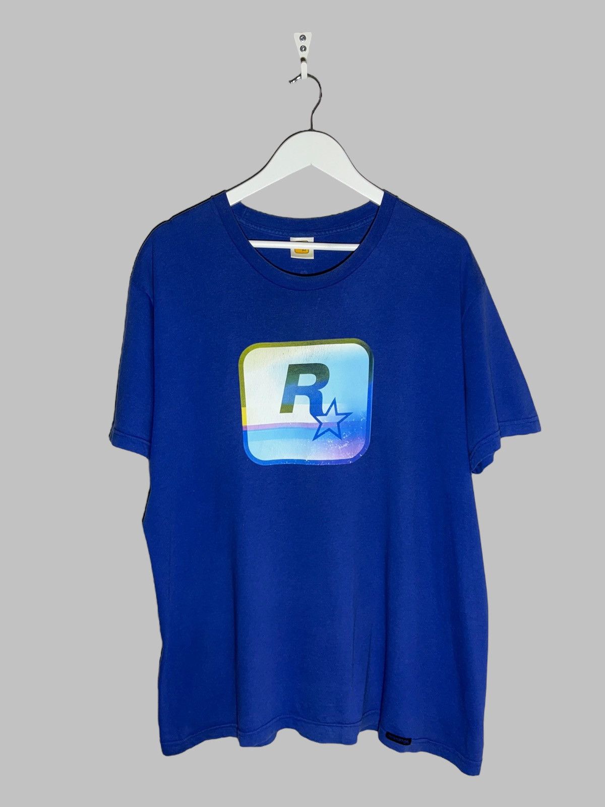Rockstar Games 🔥 ROCKSTAR GAMES LOGO TEE GTA RARE PROMO VINTAGE VIBES Size US L / EU 52-54 / 3 - 1 Thumbnail