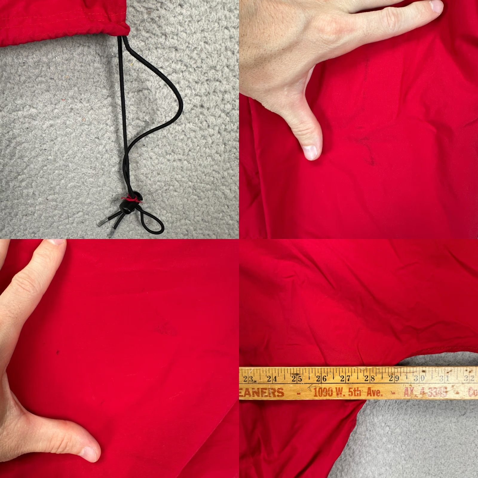 Vintage VINTAGE L.L. Bean Womens Hoodie Jacket 2XL Red Nylon Windbreaker Hiking Jackets Women 2XL Windbreaker Zip Sweatshirt Size XXL / US 16-18 / IT 52-54 - 8 Thumbnail