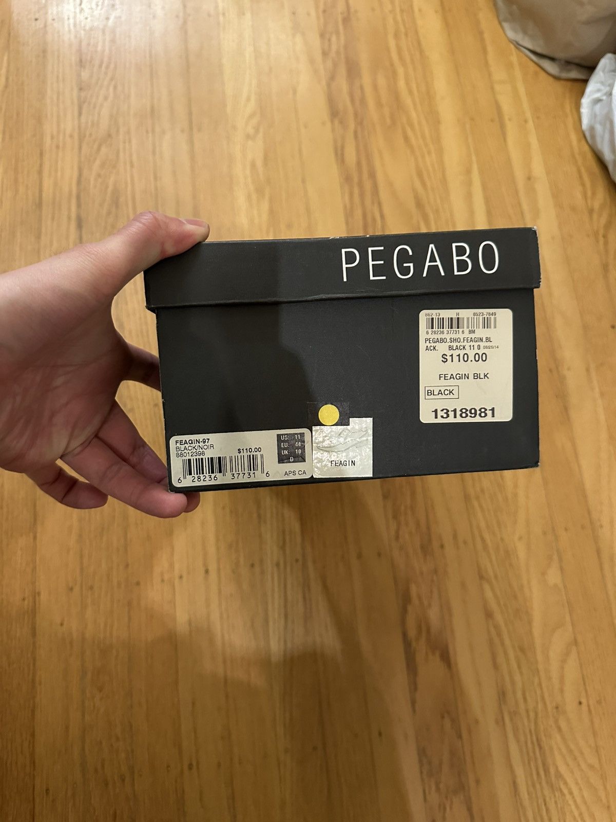 Other Pegabo Mens Leather Dress Shoes Size US 11 / EU 44 - 7 Thumbnail