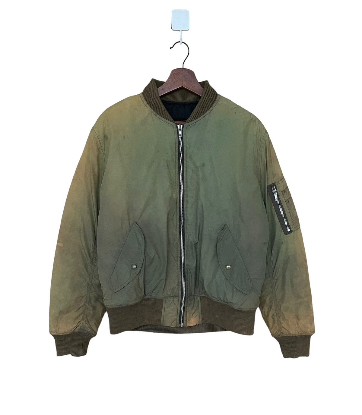 Alpha Industries Vintage Brand Alpha Industries Sun Faded Jacket 1990s Size US M / EU 48-50 / 2 - 1 Thumbnail
