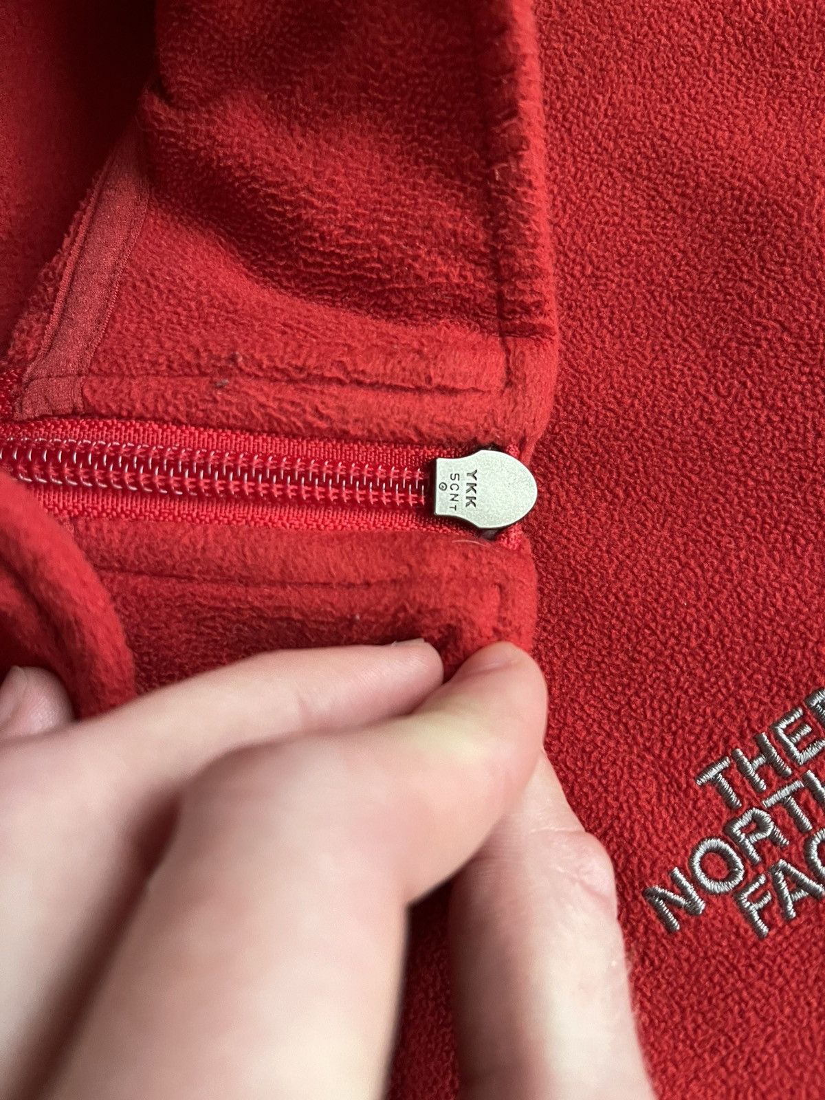 The North Face × Vintage Vintage The North Face TKA 100 Full Zip Up Fleece Jacket Size US S / EU 44-46 / 1 - 10 Thumbnail