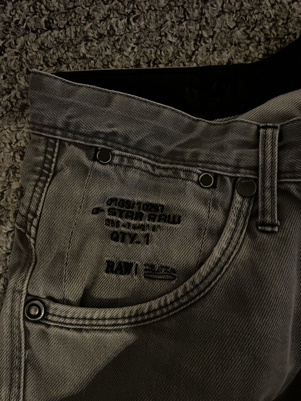 G-Star G-Star Jeans Raw Denim (Grey) Size US 33 - 2 Thumbnail