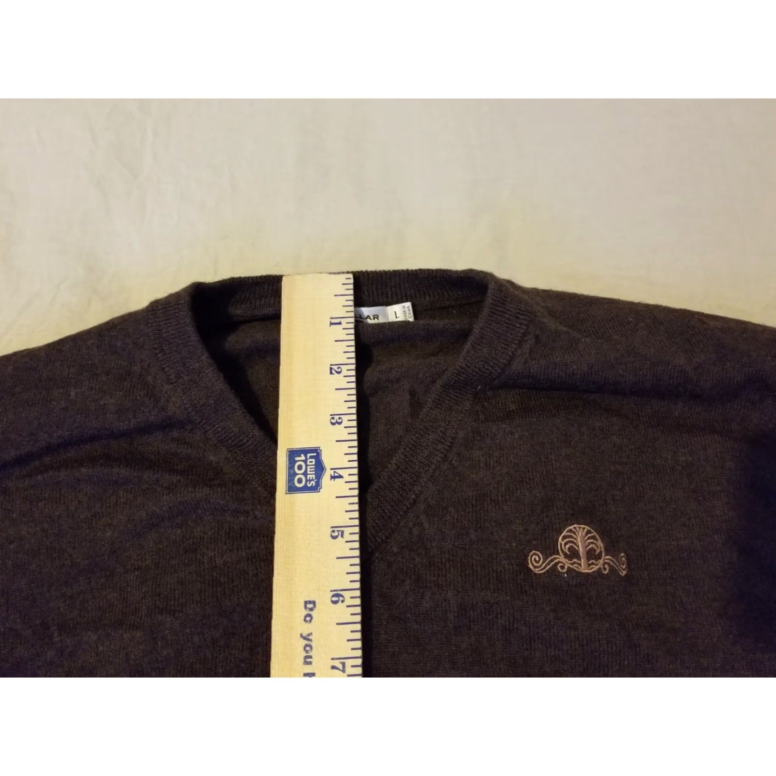 Peter Millar VINTAGE? No — Mens Peter Millar Wool Sweater Brown V-Neck Daniel Island Shirt Mens L Brown Wool Pullover Golf Fall Winter Spring Regular Knit Logo Size US L / EU 52-54 / 3 - 5 Thumbnail
