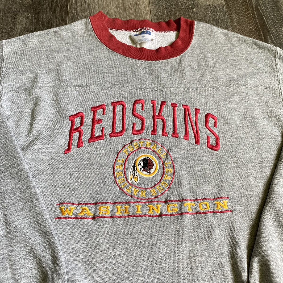 NFL Vintage 90s NFL Washington Redskins CSA Embroidered Crewneck Size US M / EU 48-50 / 2 - 2 Thumbnail