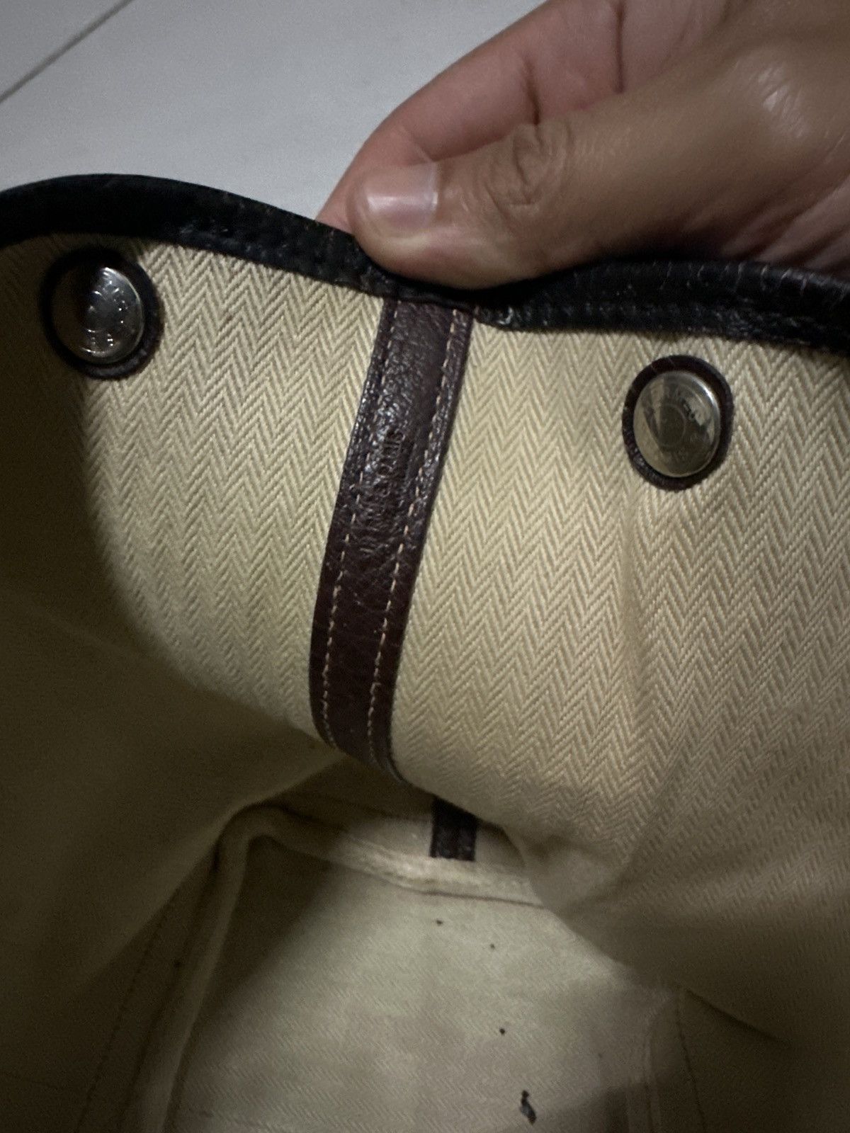 Hermes leather vintage tote hermes made in france Size ONE SIZE - 10 Thumbnail