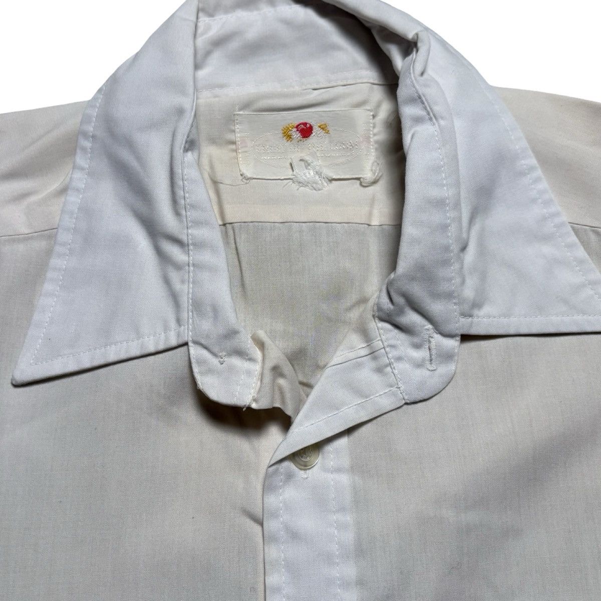 Fruit Of The Loom Vintage 50s 60s Fruit Loom Collared Dress Button Shirt L Size US L / EU 52-54 / 3 - 3 Thumbnail