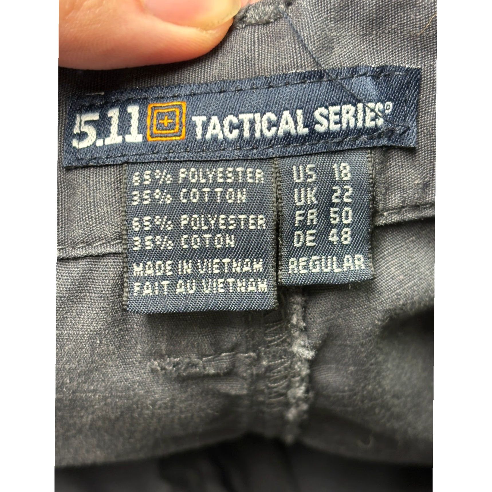 Vintage 5.11 Men's Taclite Pro Ripstop Cargo Pant Grey Regular 32X30 Tac-143 Pants Men Grey 5.11 Tactical Series Size US 32 / EU 48 - 6 Thumbnail