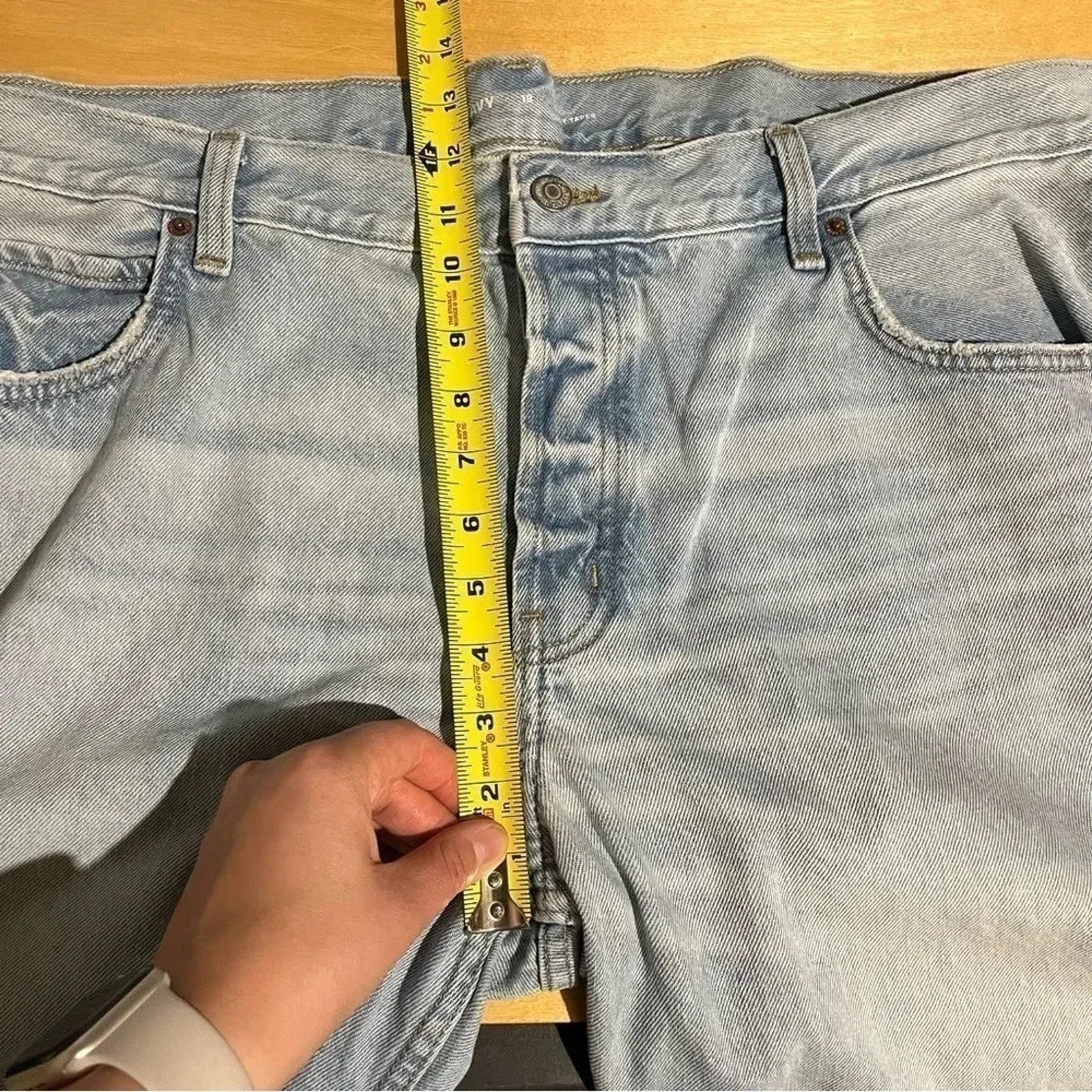 Old Navy Women's NWT Old Navy High-Rise Slouchy Raw Hem Ankle Size 18 Size 40" / US 18 - 7 Thumbnail