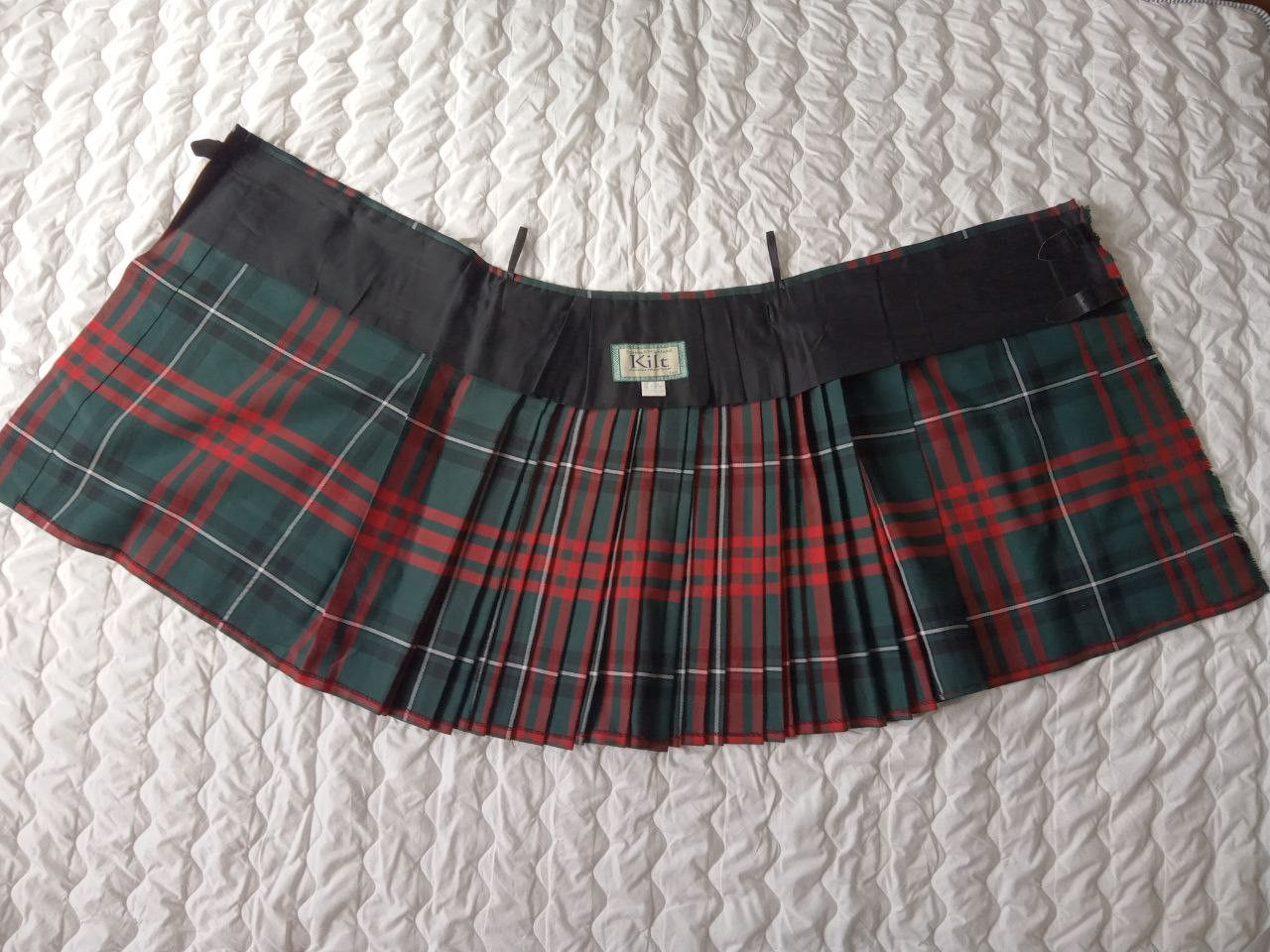Designer Scottish Highland Kilt Unisex (Waist 39 cm) Size US 32 / EU 48 - 9 Thumbnail