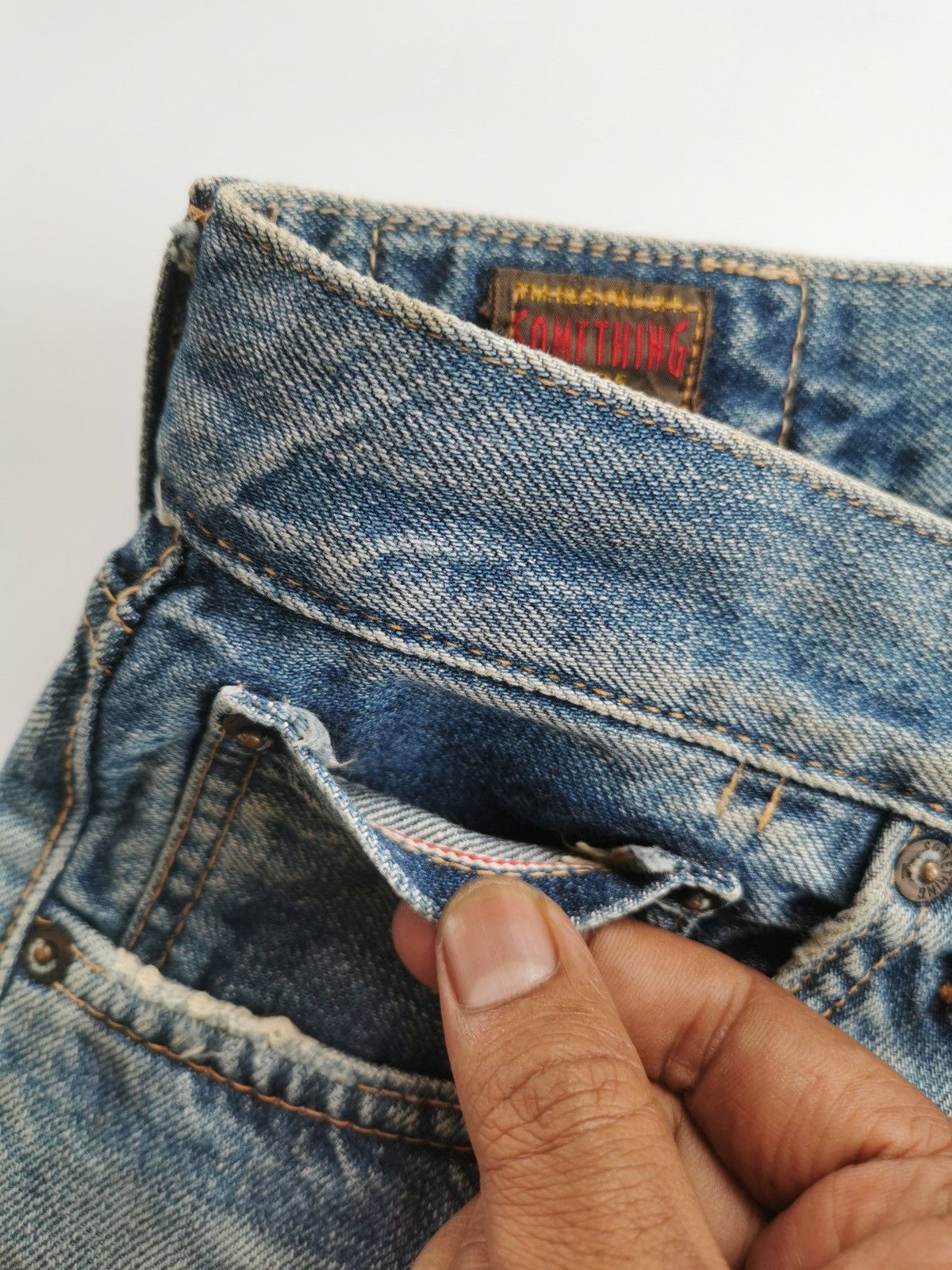Edwin Vintage Selvedge Something Edwin Lot505 Denim Jeans Size US 28 / EU 44 - 5 Thumbnail