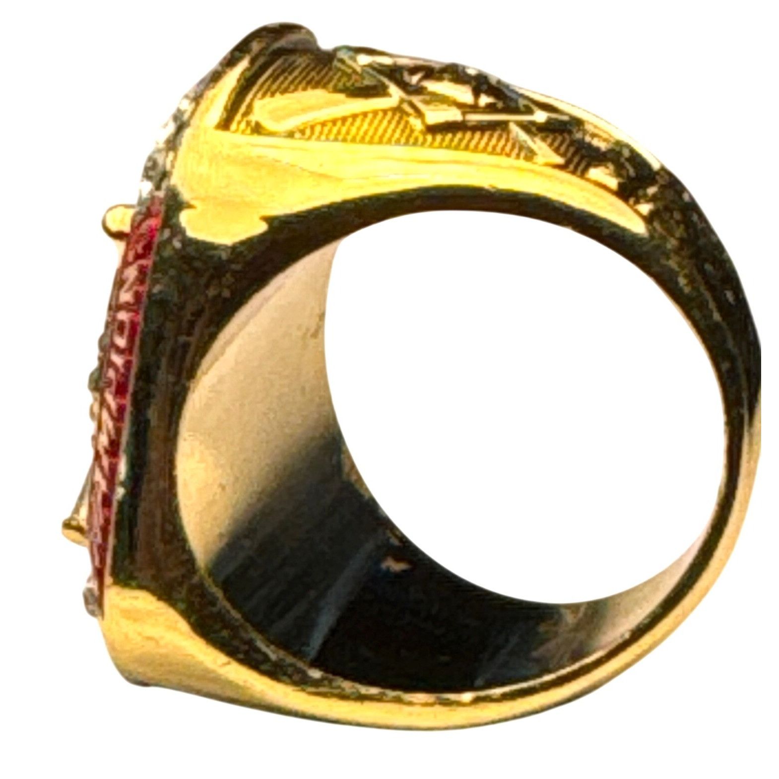 Gitano Vintage Large White Face Ladies Watch Black Rubber Ba