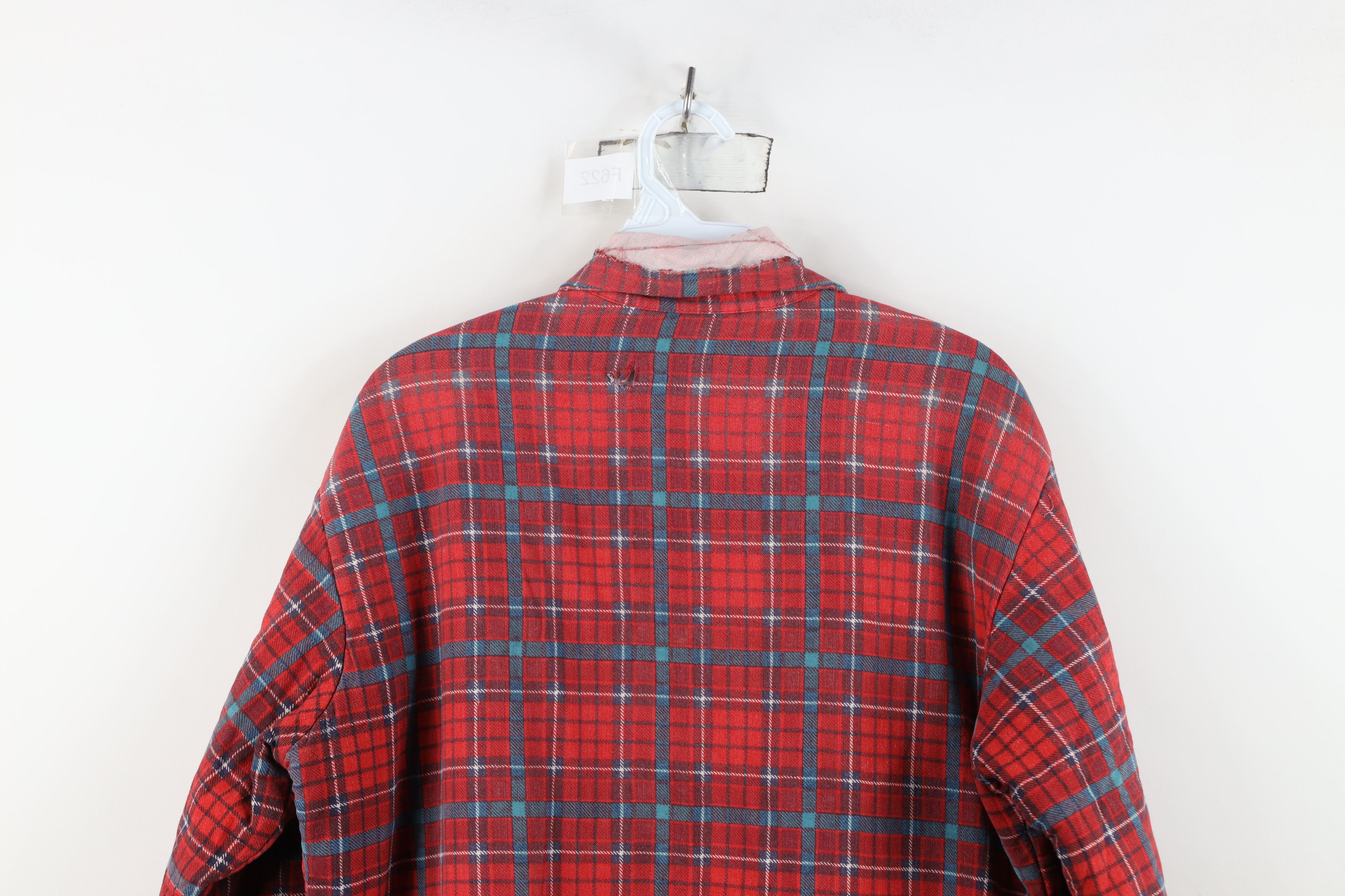 Vintage Vintage 90s Streetwear Flannel Button Shirt Jacket Jac Shirt Size US M / EU 48-50 / 2 - 14 Thumbnail