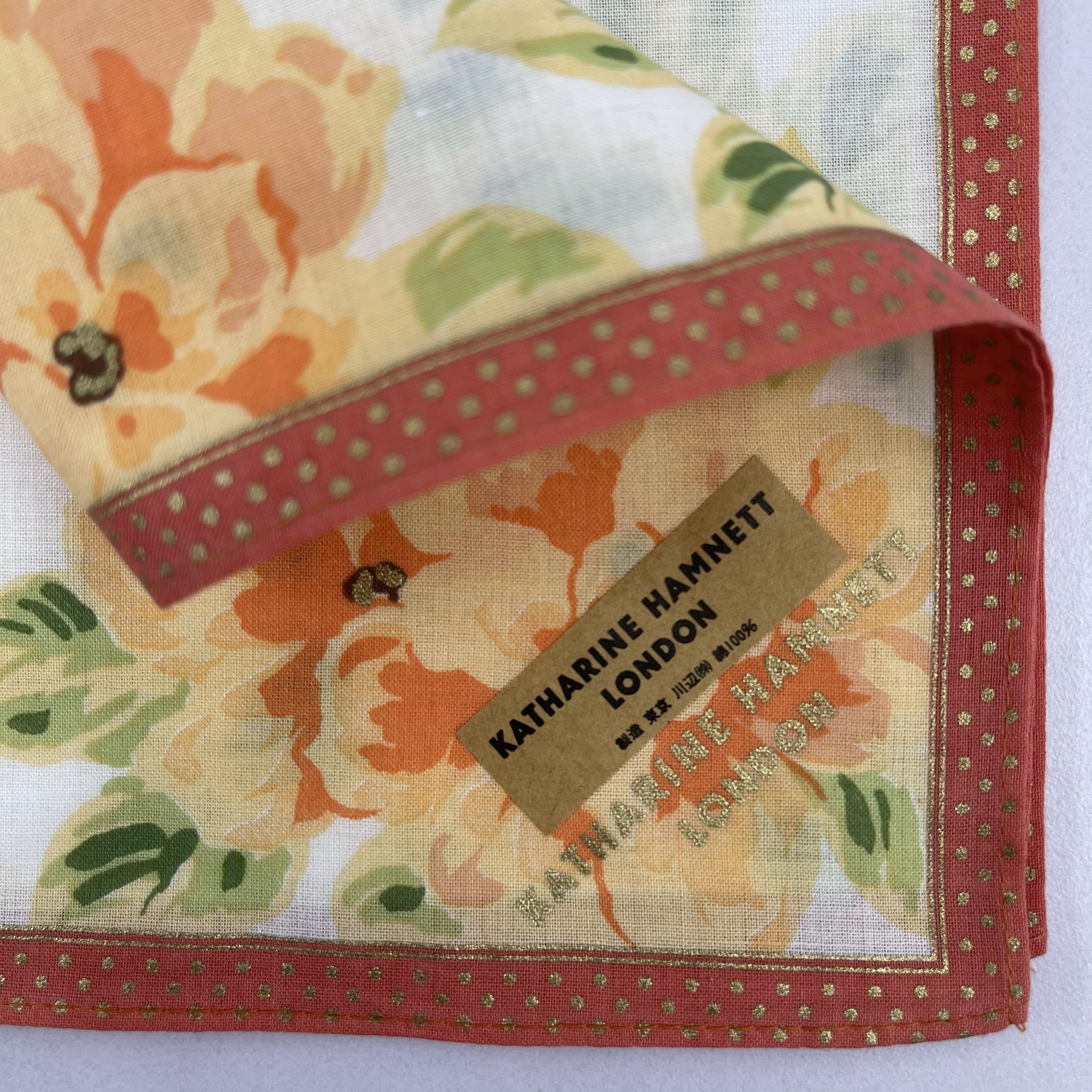 Katharine Hamnett London × Vintage Katharine Hamnett Handkerchief / Neckerchief - 4170 Size ONE SIZE - 3 Thumbnail