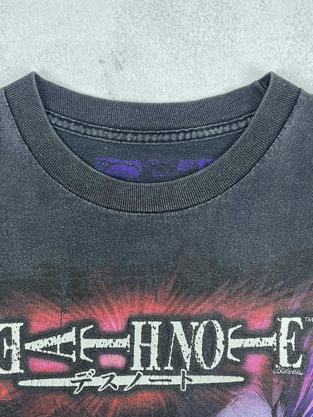 Anime Vintage Death Note Tee (Light Yagami & Ryuk) RARE! Size US M / EU 48-50 / 2 - 4 Thumbnail