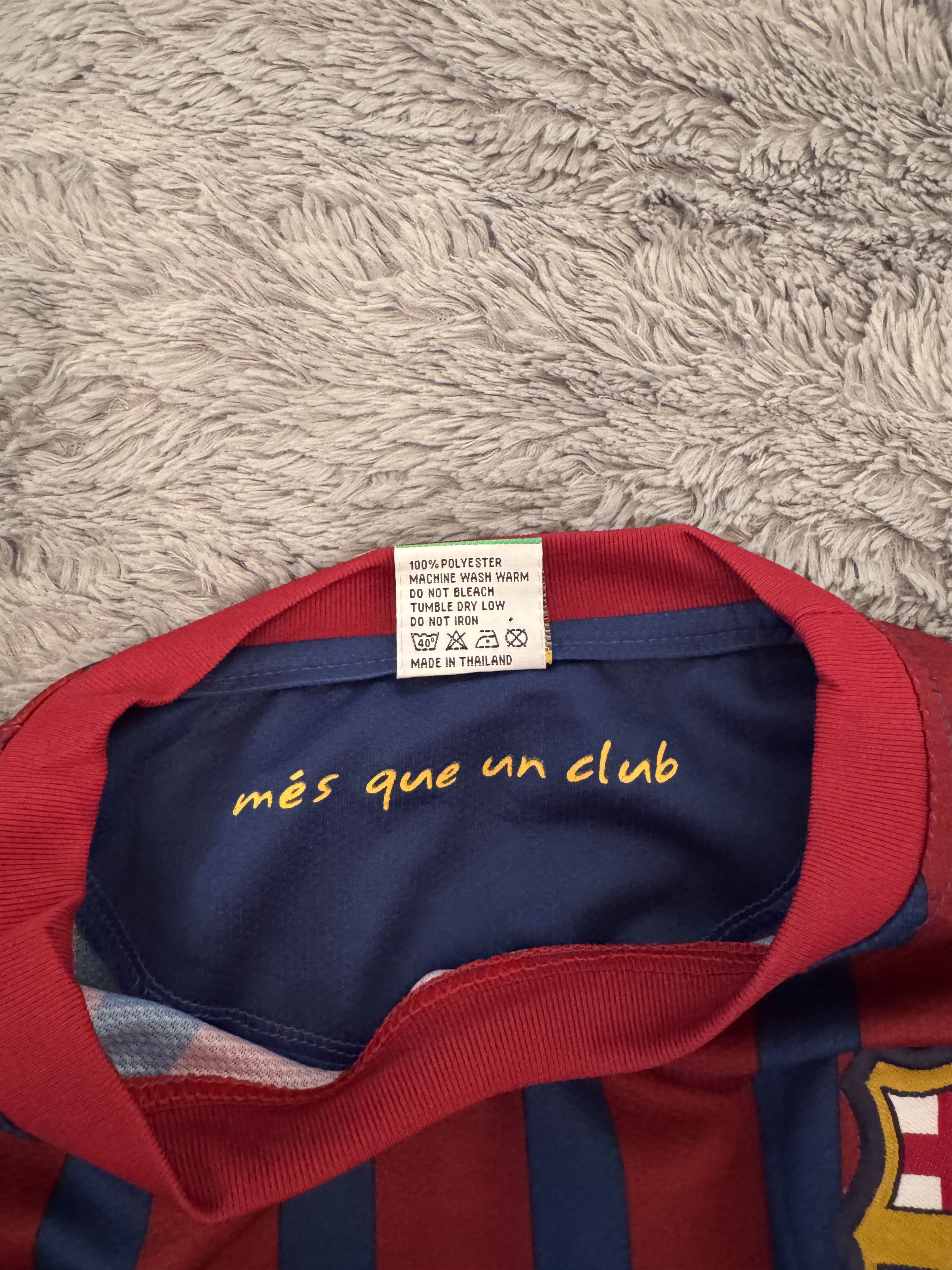 Vintage Barcelona 2011 2012 Messi #10 Home Football Soccer L/S Shirt Size US L / EU 52-54 / 3 - 4 Thumbnail