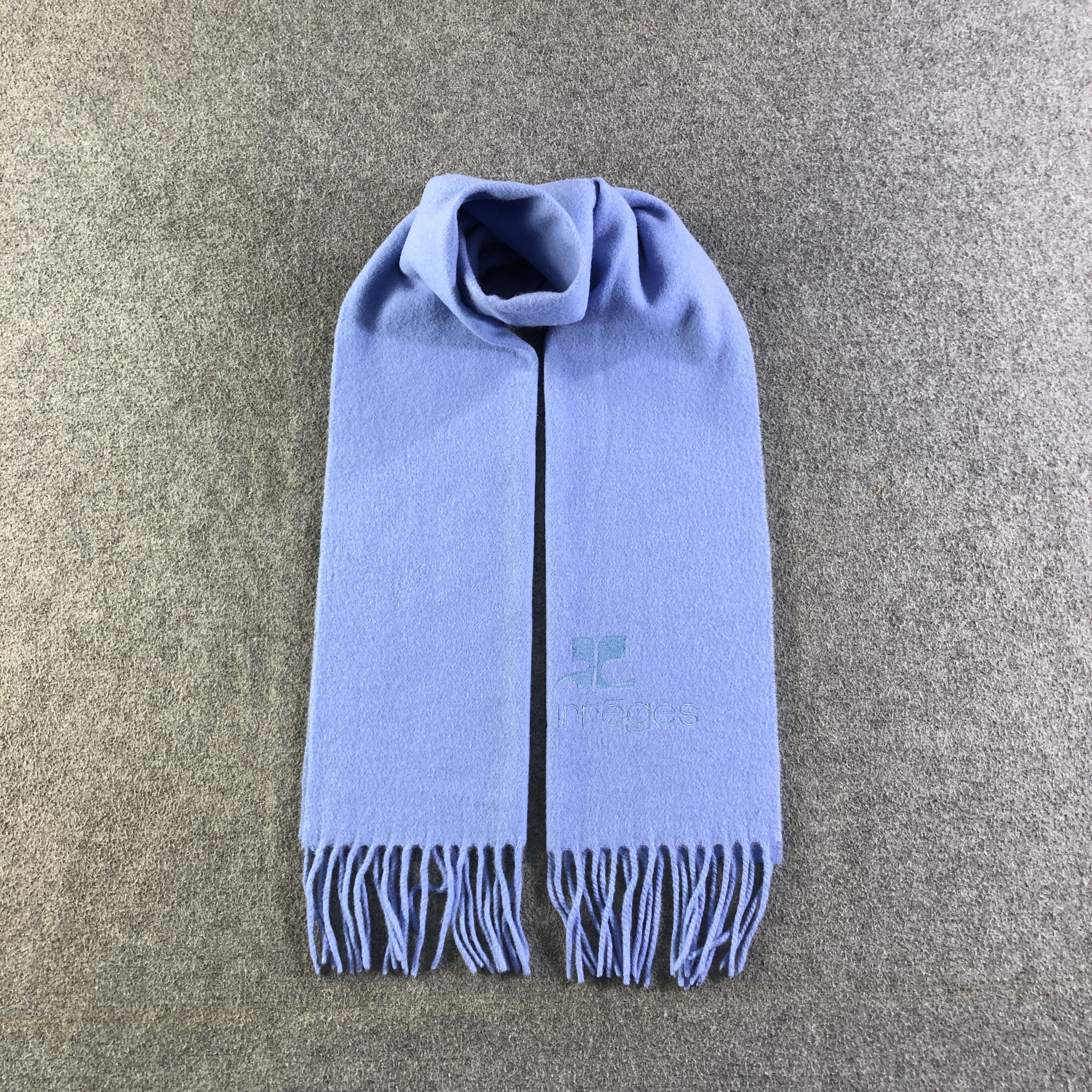 Courreges Courreges Wool Scarf Muffler Neckwear V2787 Size ONE SIZE - 1 Thumbnail