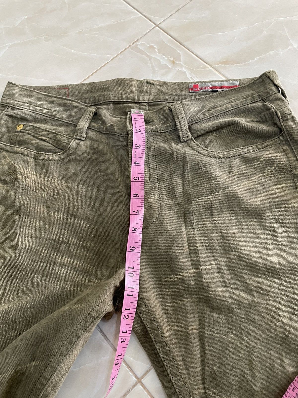 Japanese Brand RARE Genoese Tante Cose Boune A Tutti Faded Jeans Size US 34 / EU 50 - 4 Thumbnail