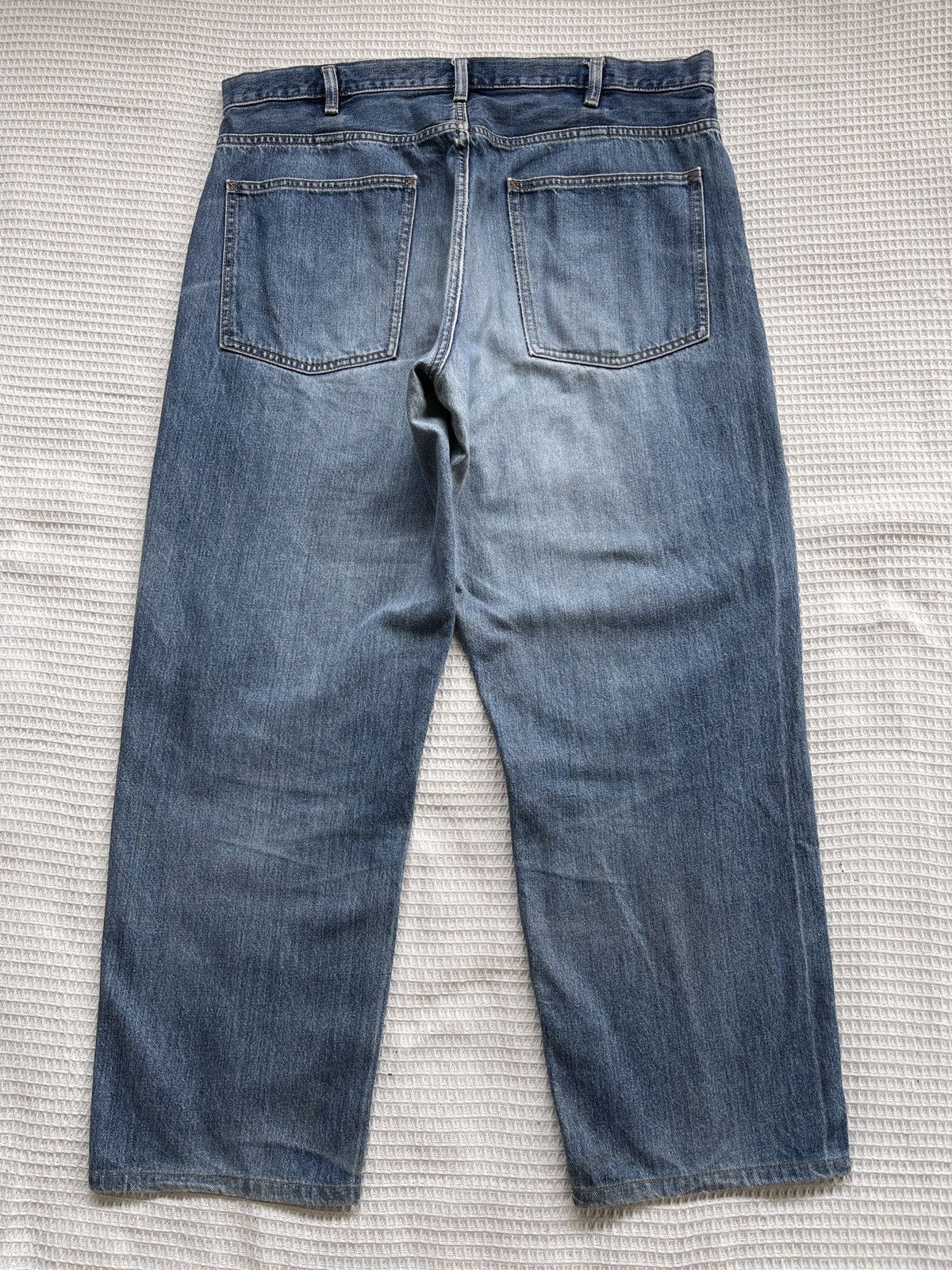 Christophe Lemaire Rare🔥Uniqlo U Lemaire Denim Wide Leg Baggy Jeans Size US 38 / EU 54 - 2 Thumbnail